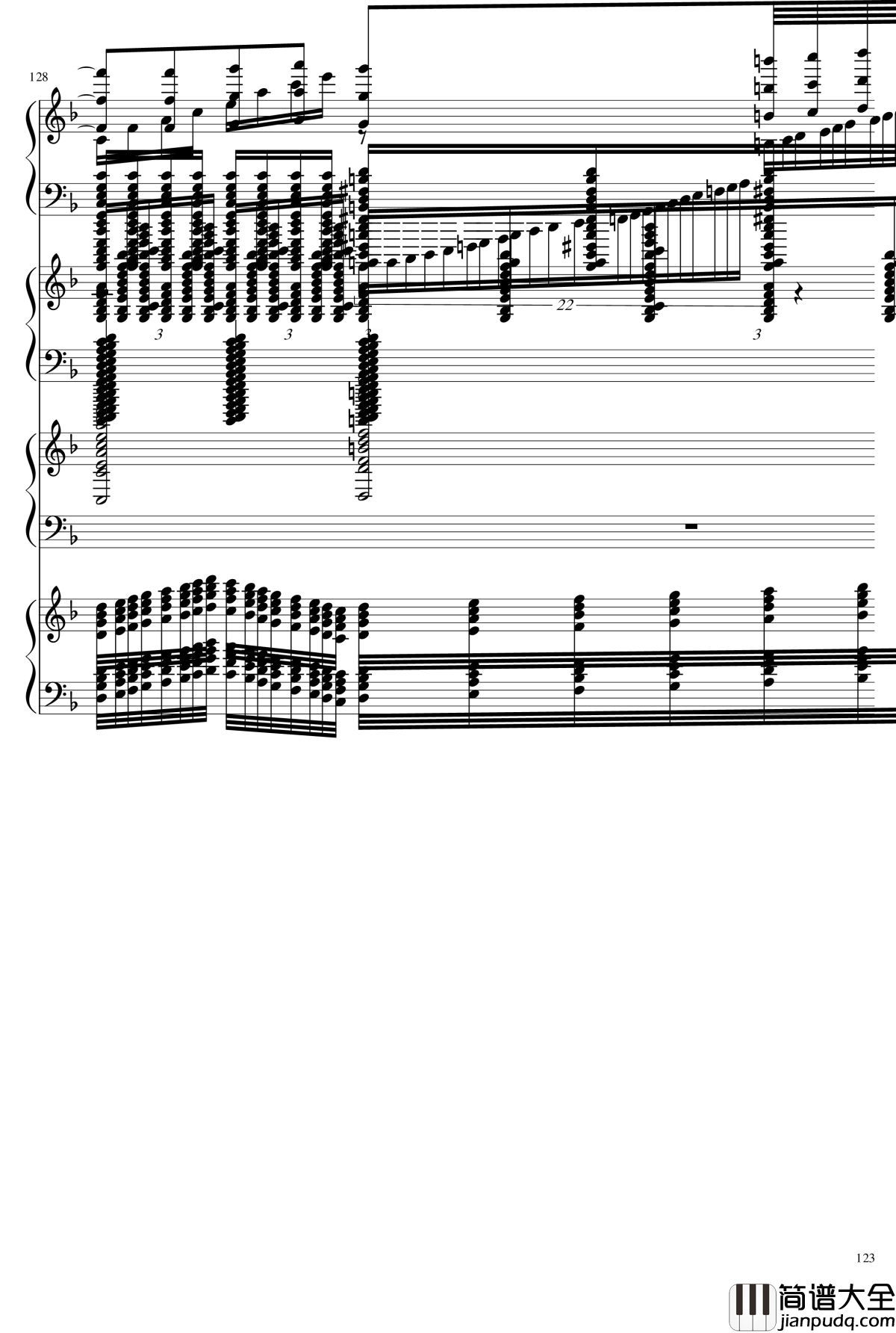 EX死亡华尔兹钢琴谱_熊哥Herobrine暴走