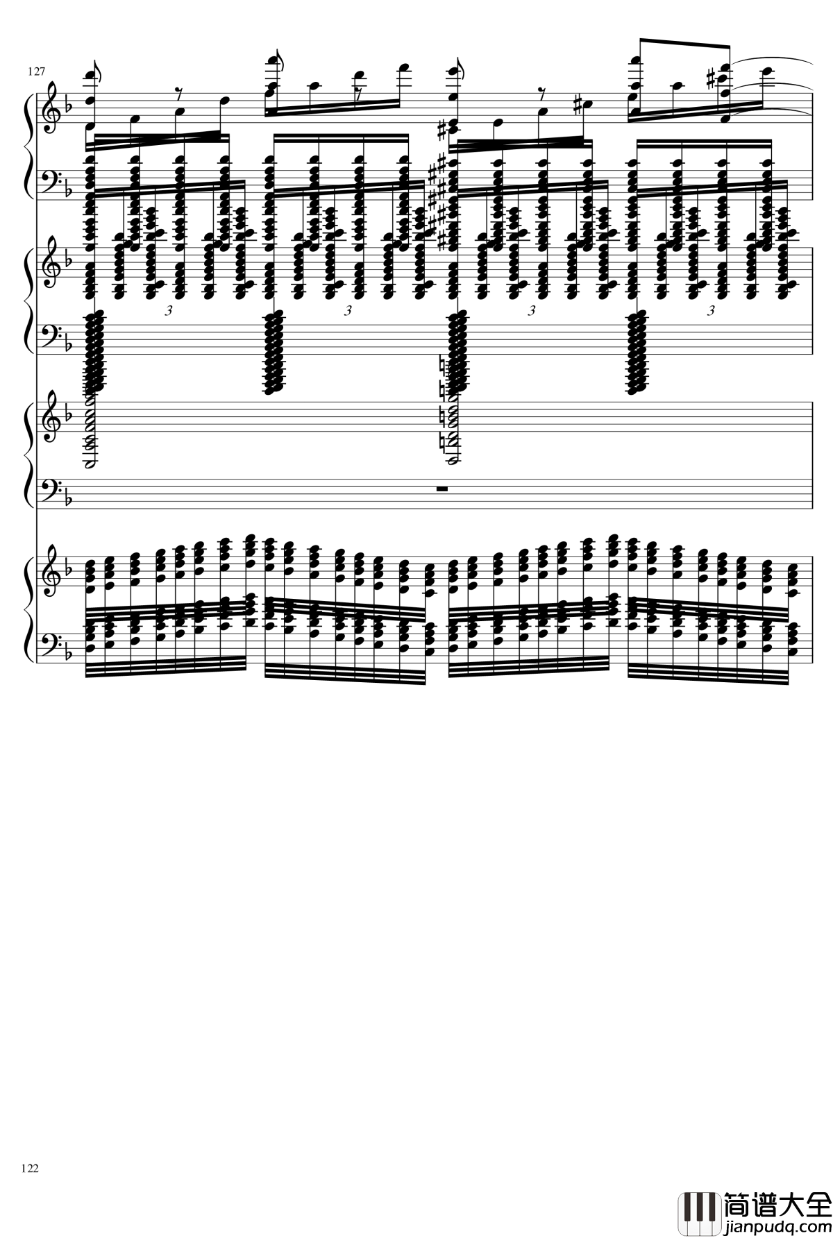 EX死亡华尔兹钢琴谱_熊哥Herobrine暴走