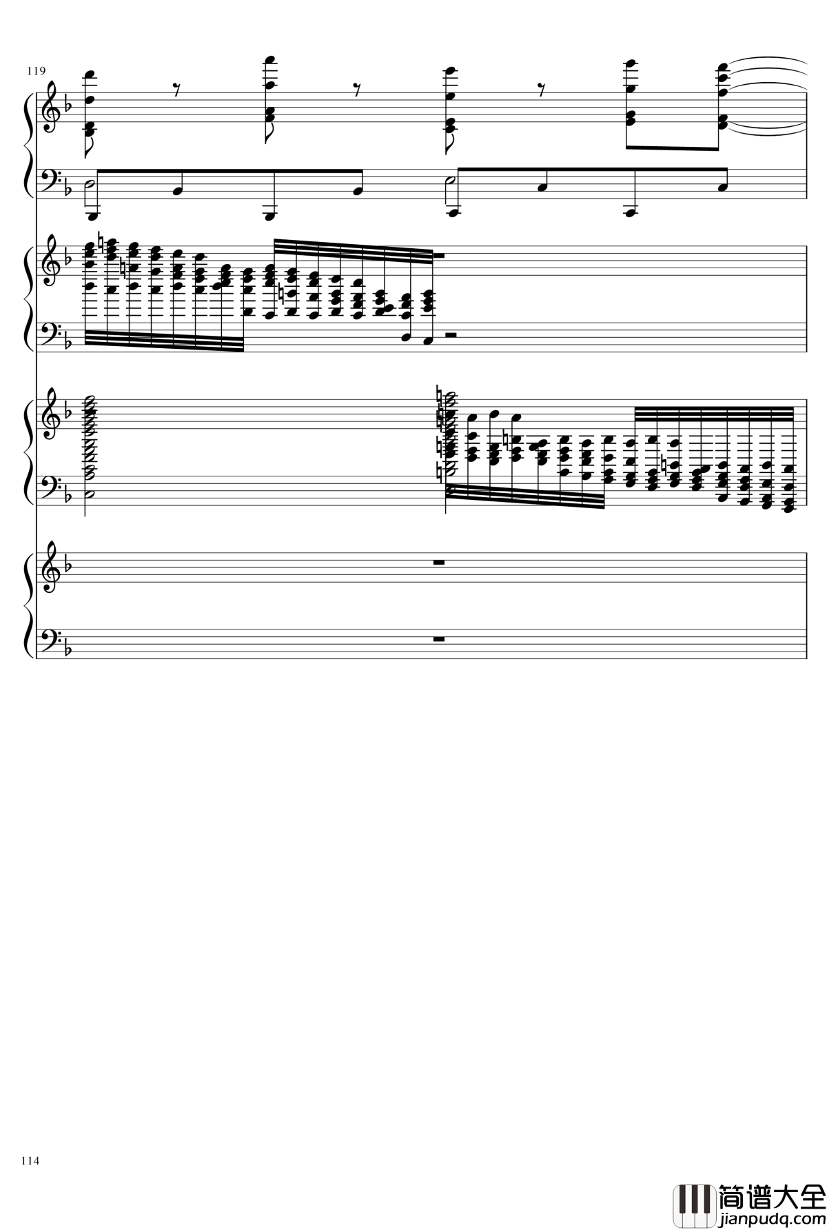 EX死亡华尔兹钢琴谱_熊哥Herobrine暴走