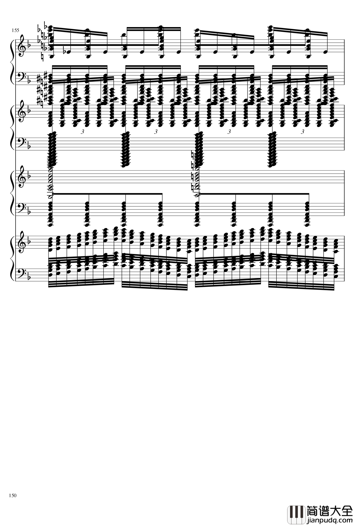 EX死亡华尔兹钢琴谱_熊哥Herobrine暴走