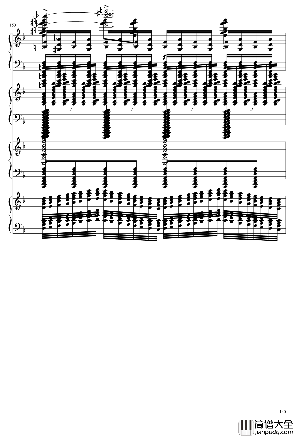 EX死亡华尔兹钢琴谱_熊哥Herobrine暴走