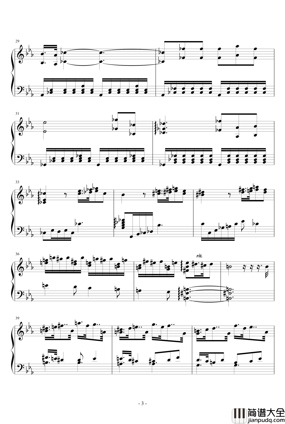 Fantasia_I钢琴谱_nzh1934