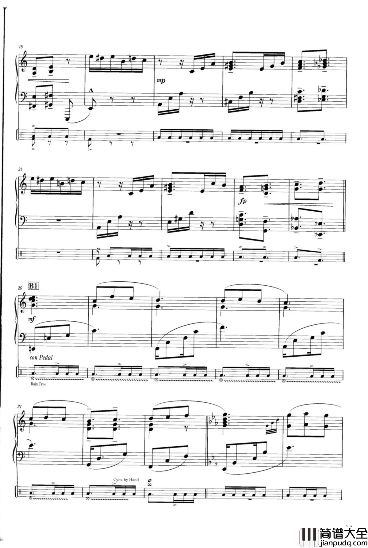 献给爱丽丝懵逼版钢琴谱_松本あすか