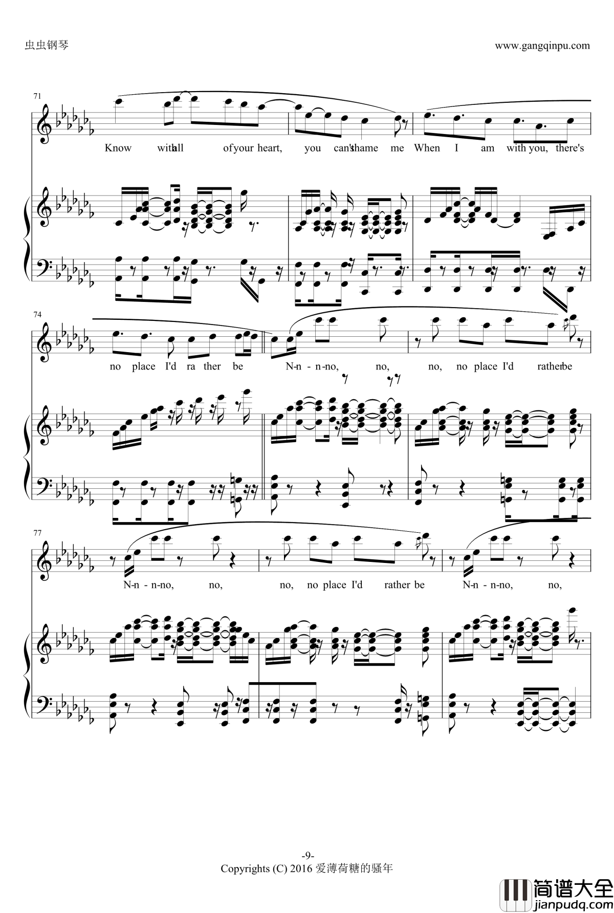 Rather_Be钢琴谱__钢琴弹唱谱___Clean_Bandit