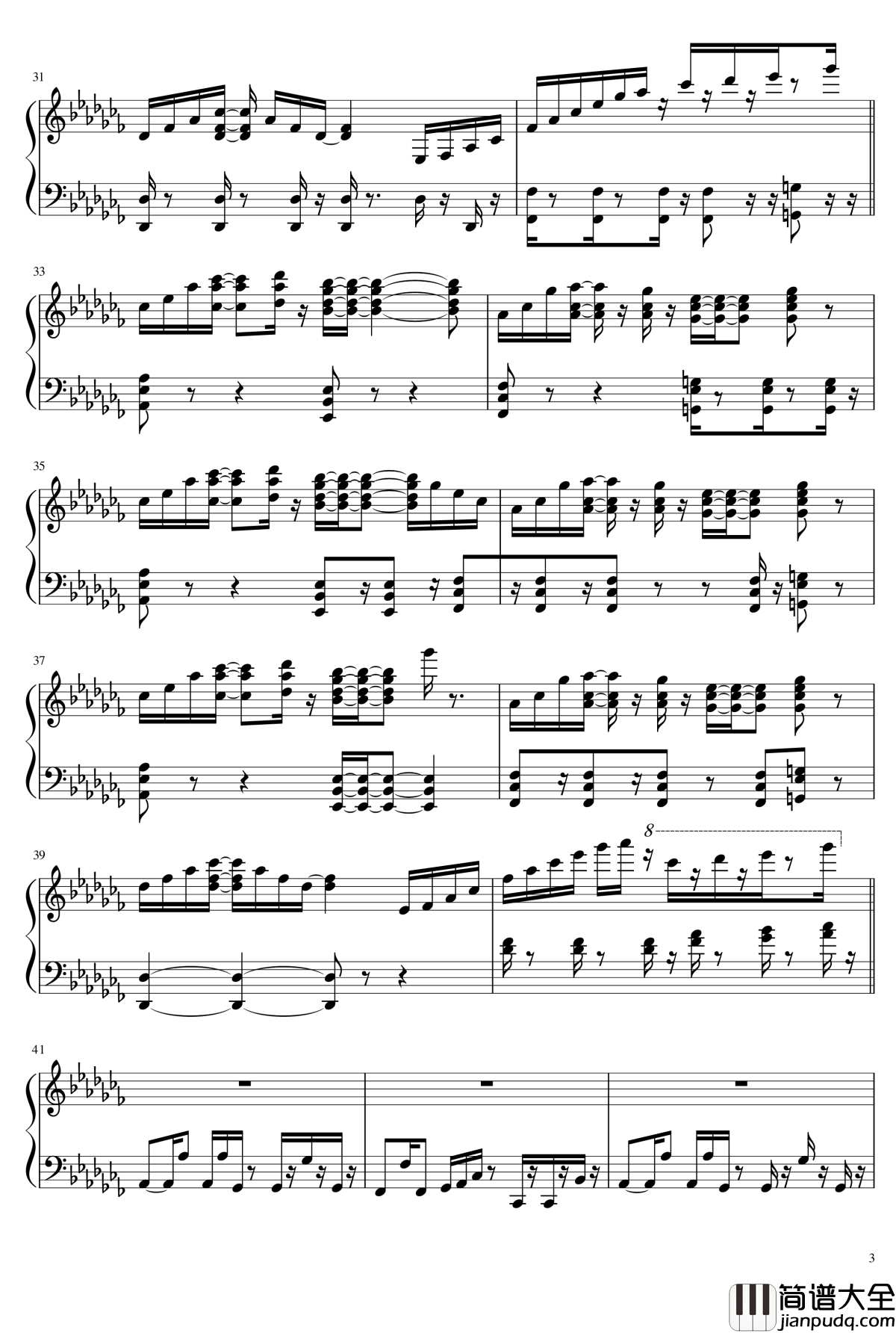 Rather_Be钢琴谱_钢琴伴奏___Clean_Bandit_Clean_Bandit