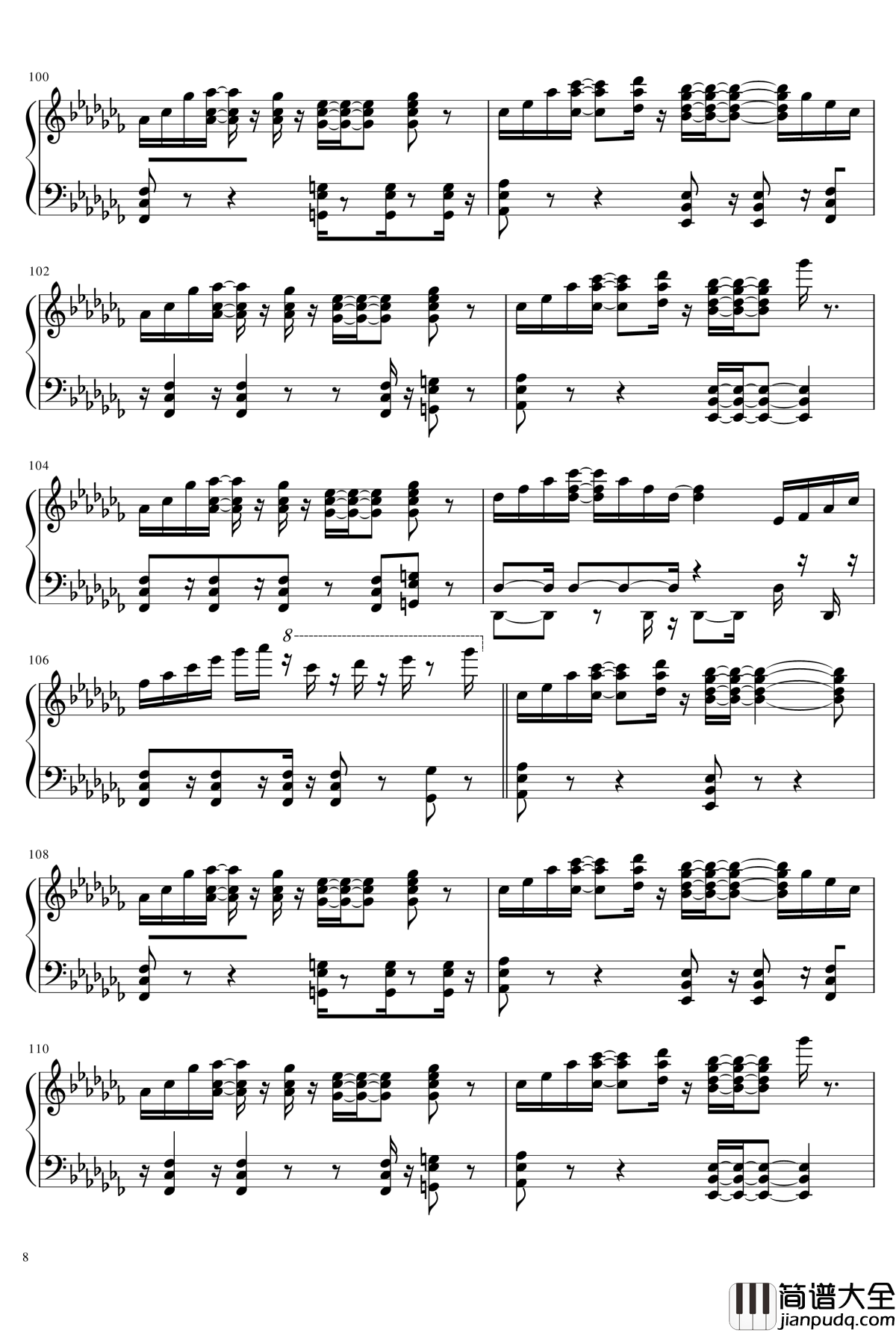 Rather_Be钢琴谱_钢琴伴奏___Clean_Bandit_Clean_Bandit