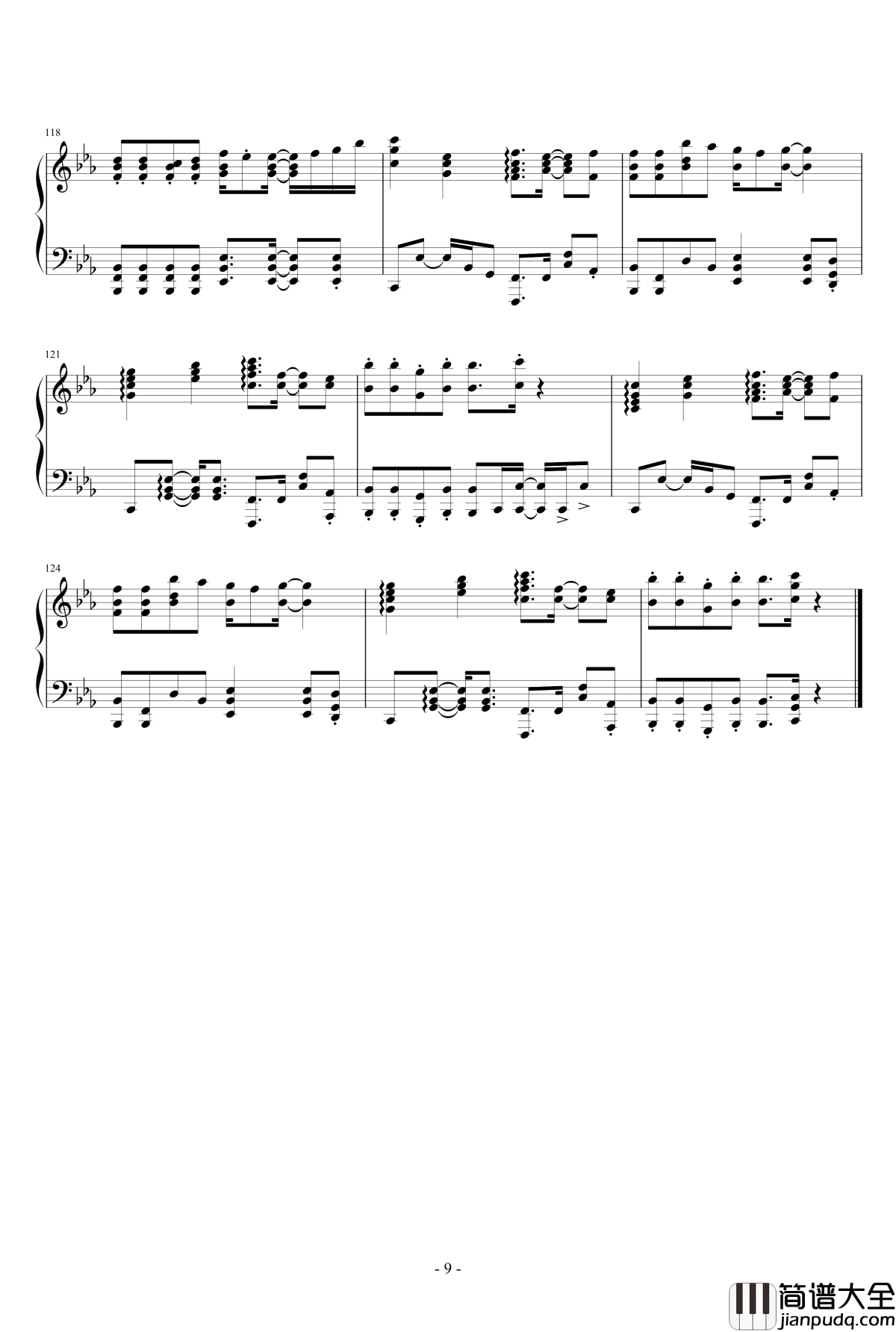 残酷な天使のテーゼ_触手猴_钢琴谱