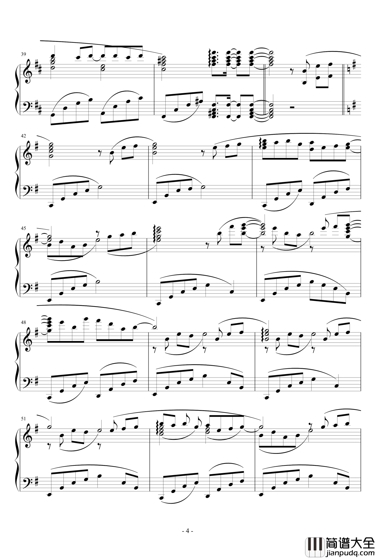 幽雅地绽放吧，墨染的樱花钢琴谱_东方妖妖梦_触手猴