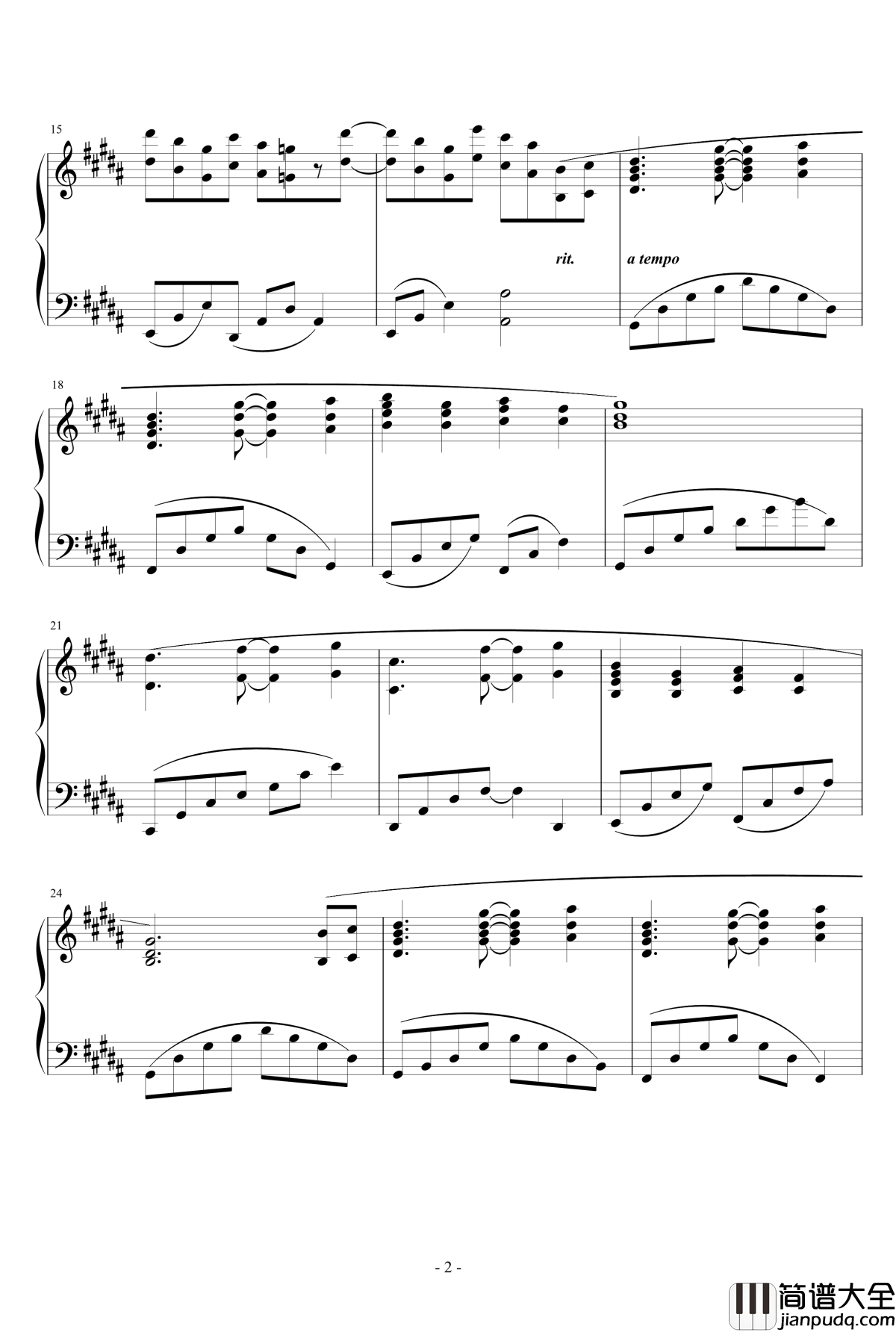 幽雅地绽放吧，墨染的樱花钢琴谱_东方妖妖梦_触手猴