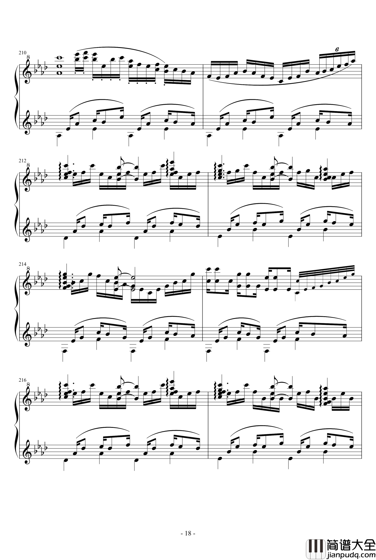 冬に咲いている花钢琴谱_雪城奥菲斯