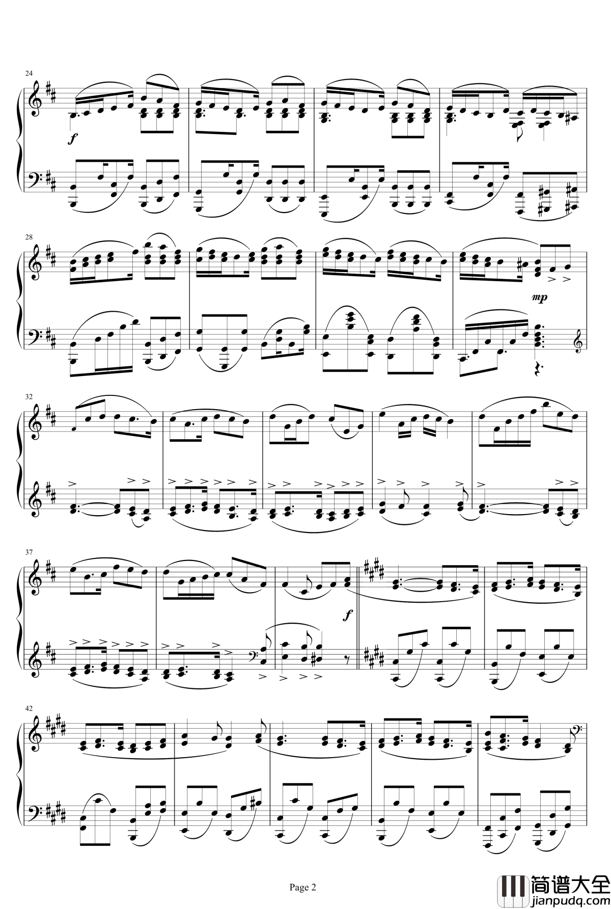 满天钢琴谱_FZ_ED3_fate/zero_梶浦由记