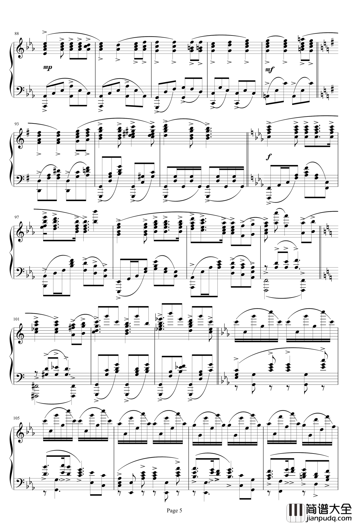 满天钢琴谱_FZ_ED3_fate/zero_梶浦由记