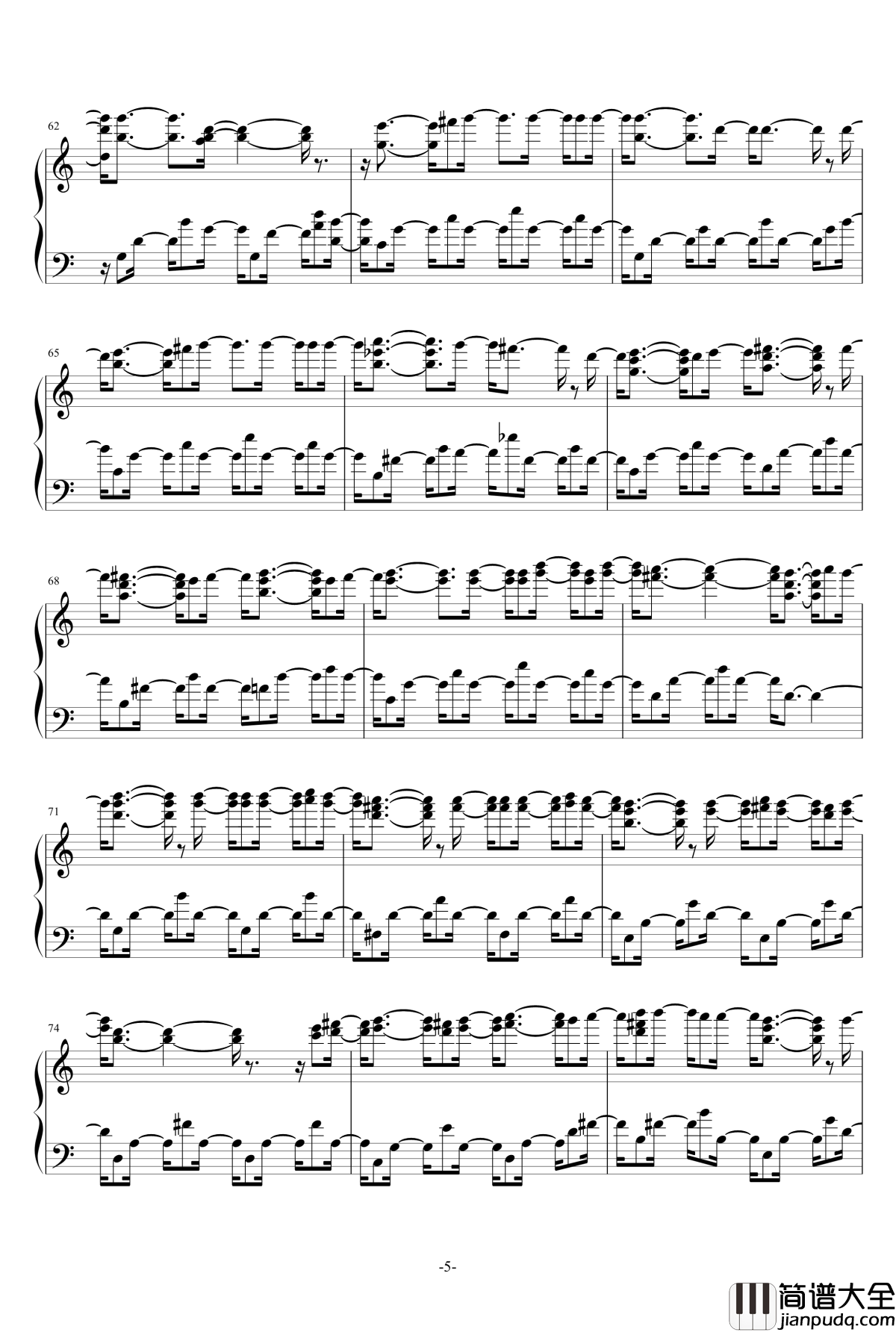 365日の紙飛行機钢琴谱_AKB48