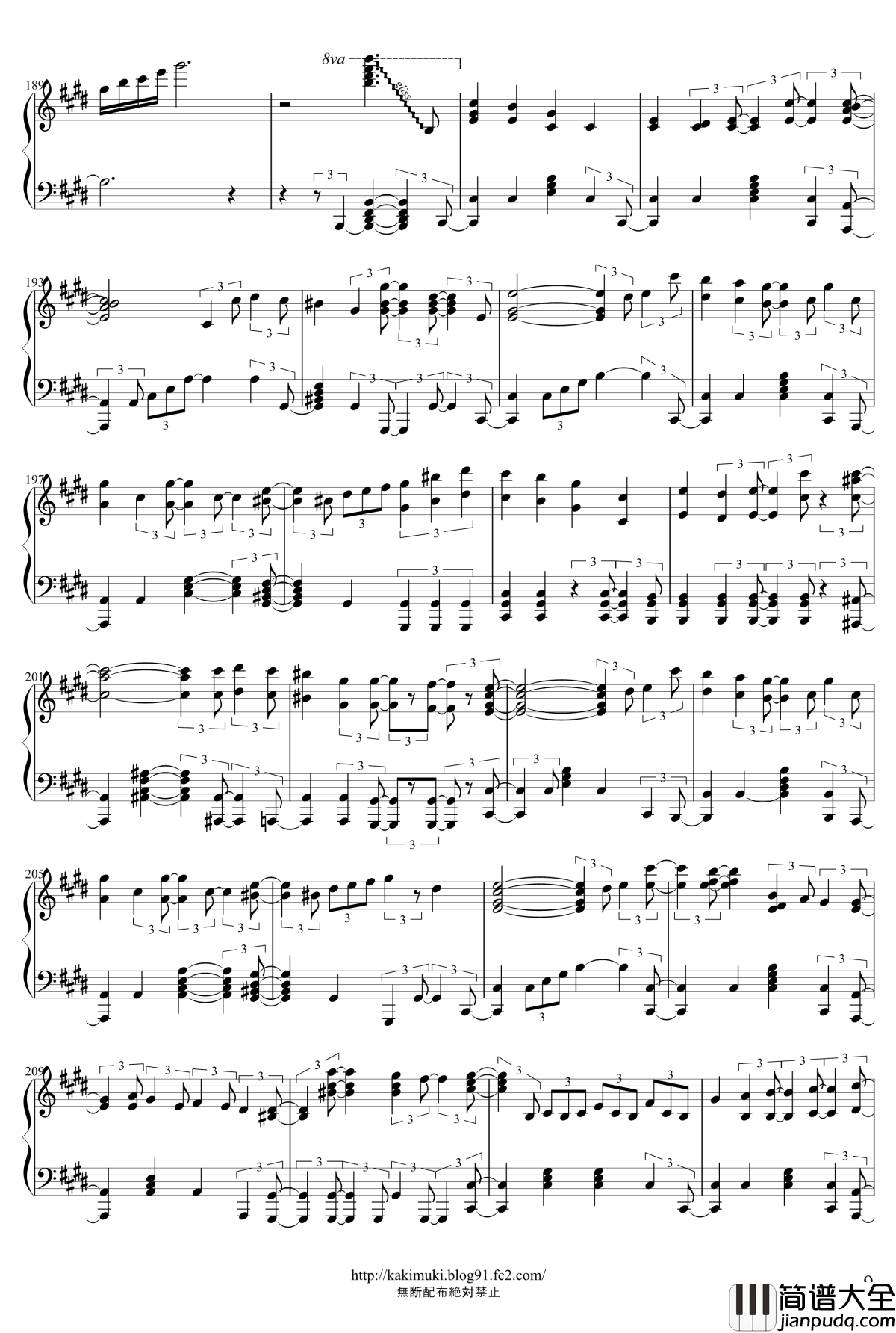 炉心融解钢琴谱_触手猴