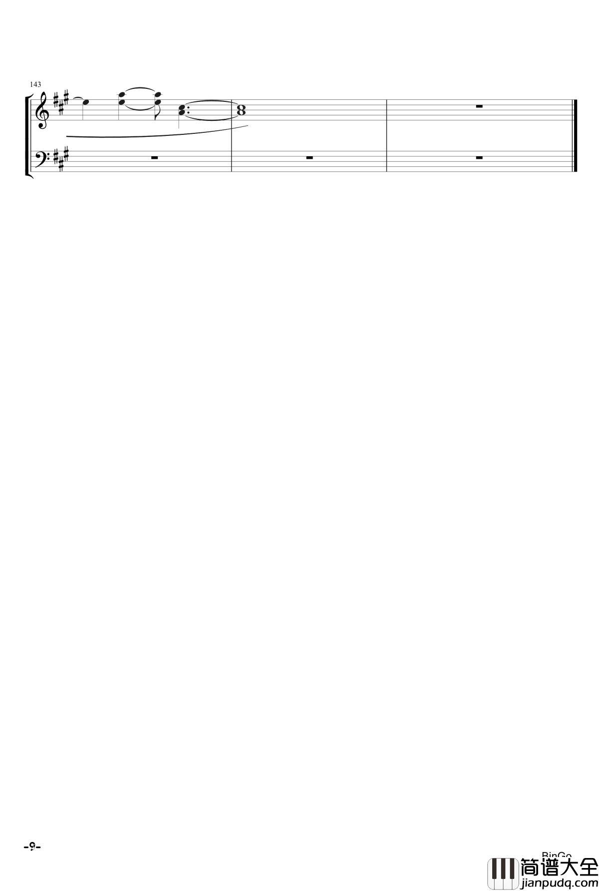 Snow_Fairy_Story钢琴谱_初音ミク_初音未来