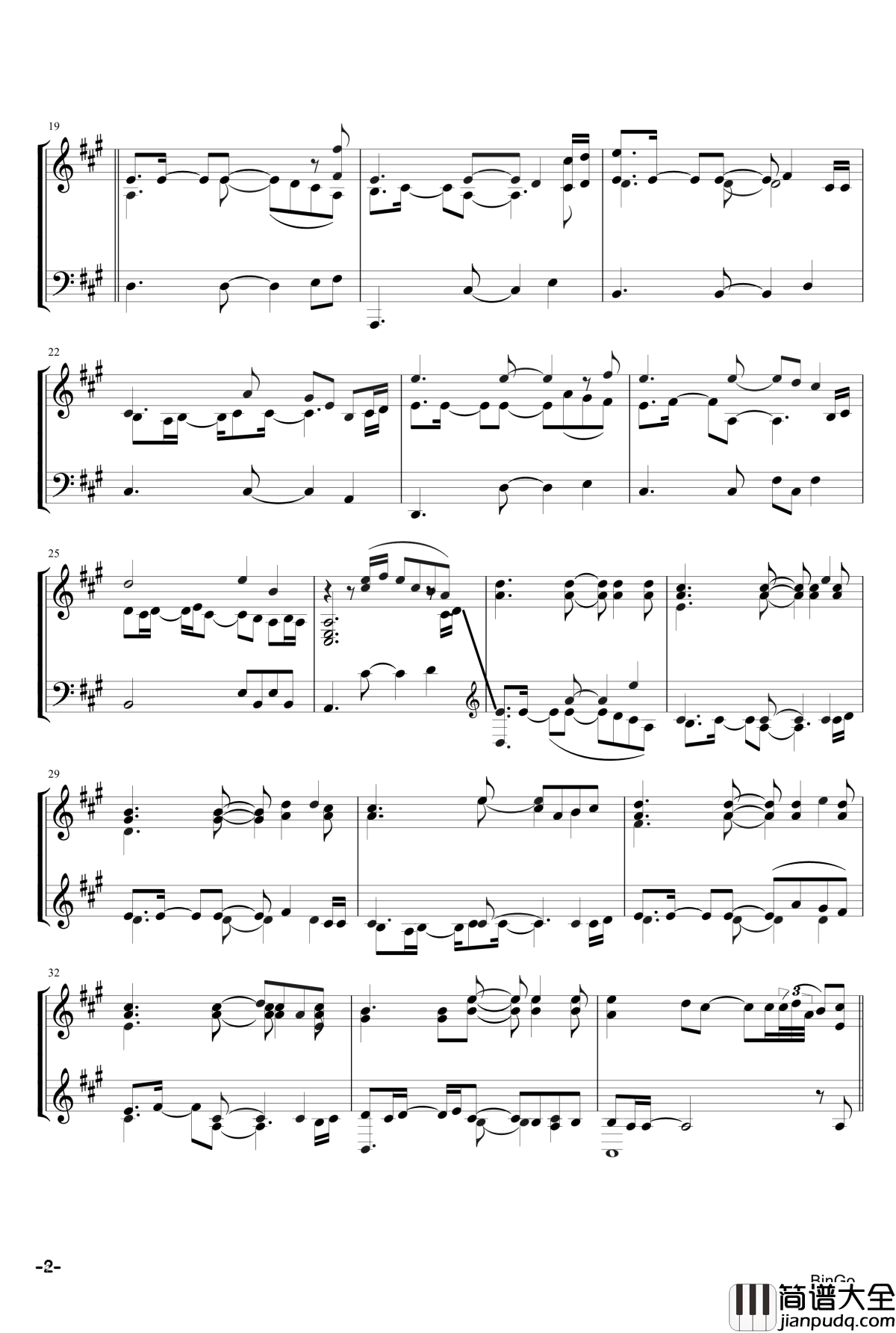 Snow_Fairy_Story钢琴谱_初音ミク_初音未来