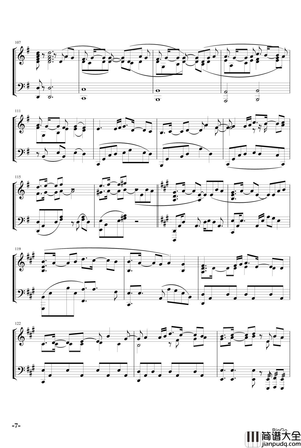 Snow_Fairy_Story钢琴谱_初音ミク_初音未来