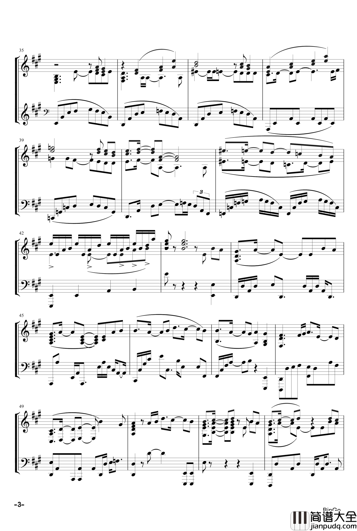 Snow_Fairy_Story钢琴谱_初音ミク_初音未来