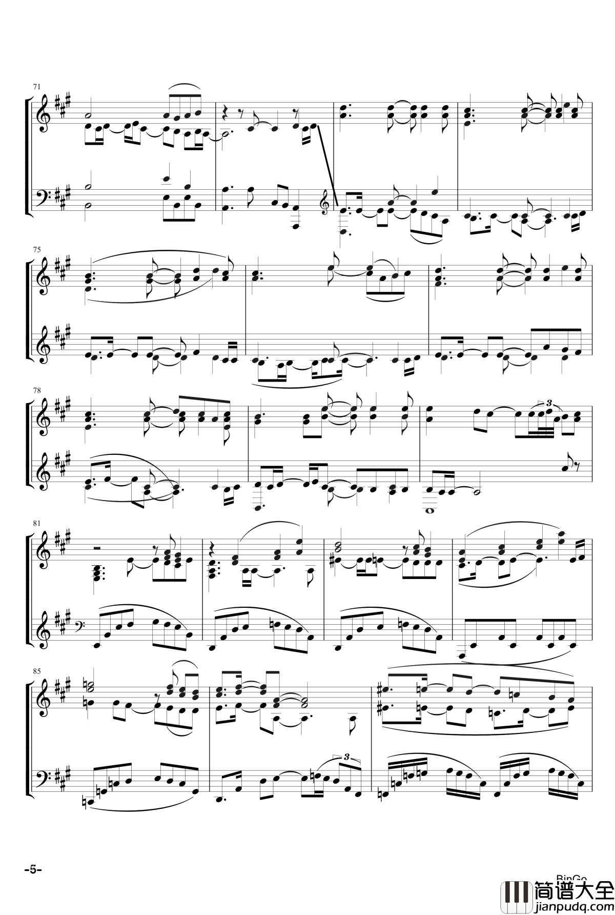 Snow_Fairy_Story钢琴谱_初音ミク_初音未来