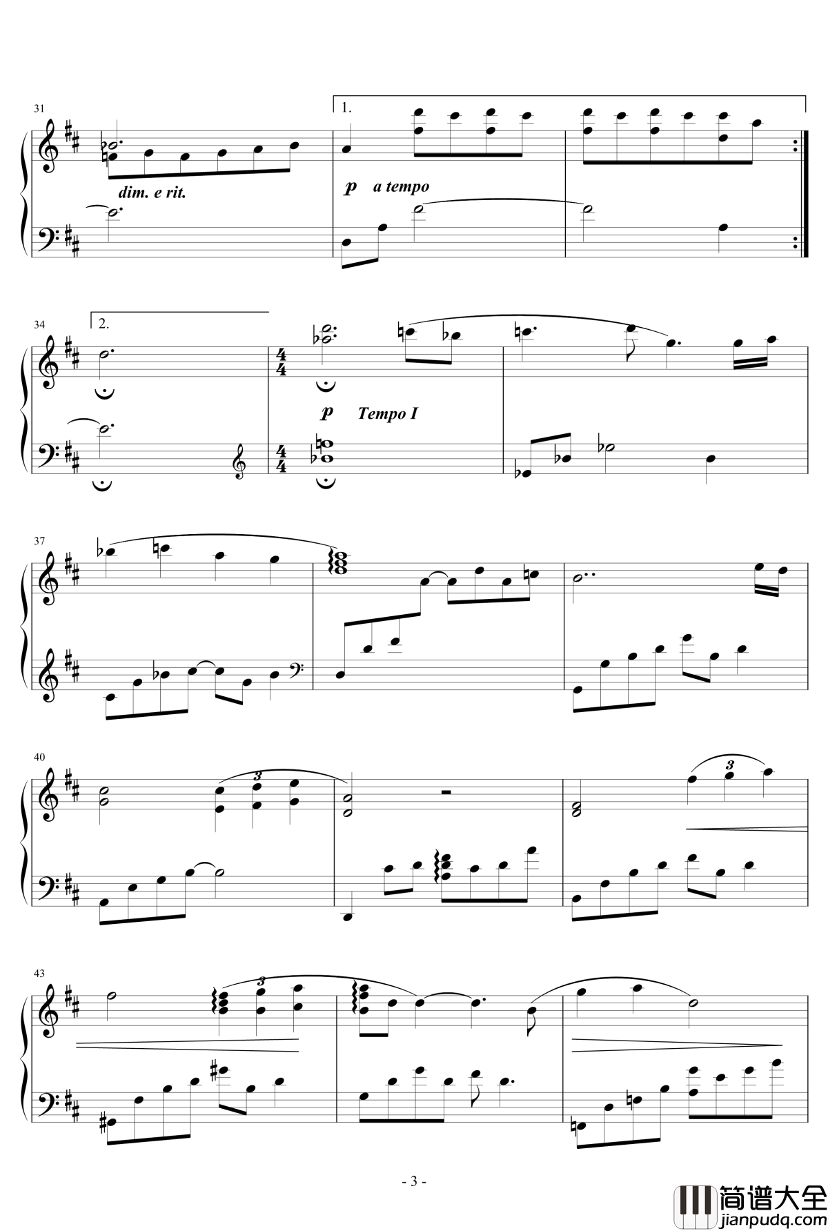 临行有感钢琴谱_天籁传声