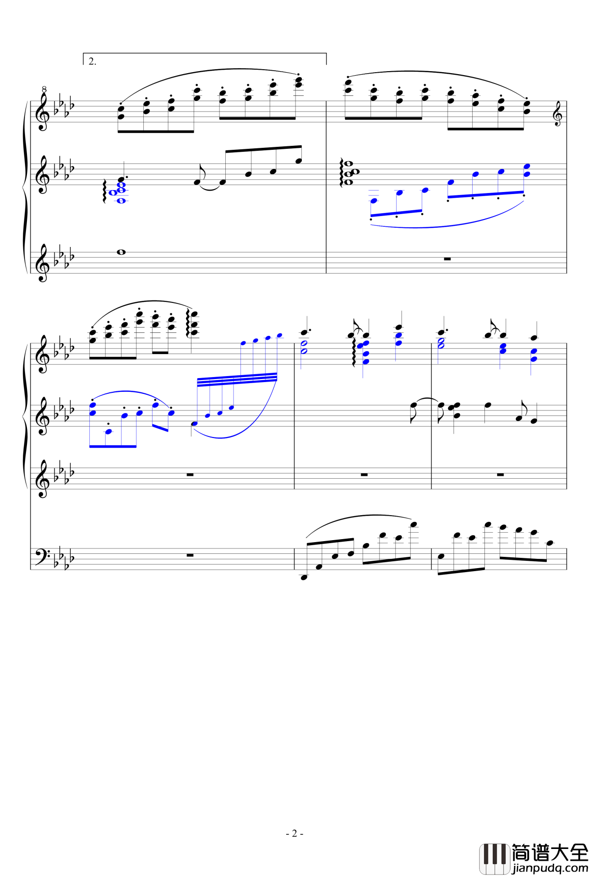 最炫民族风钢琴谱_豪华冬花版_雪城奥菲斯