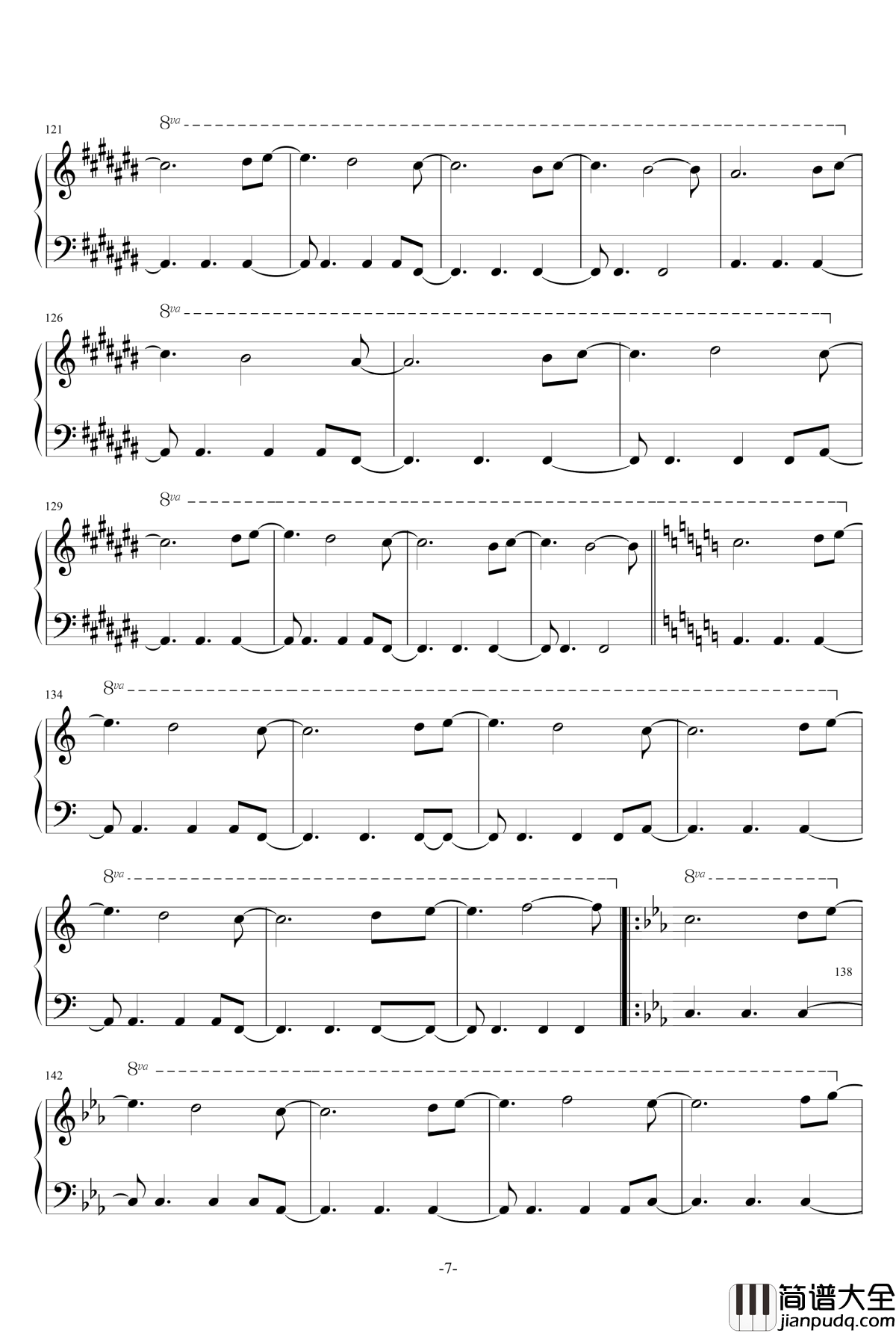 逆转裁判1~5询问钢琴谱_岩垂德行