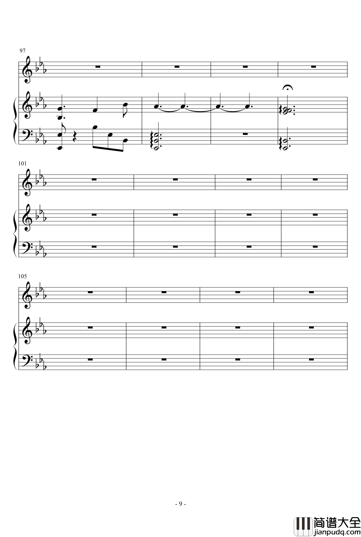 走在冷风中钢琴谱_超级弹唱版_刘思涵