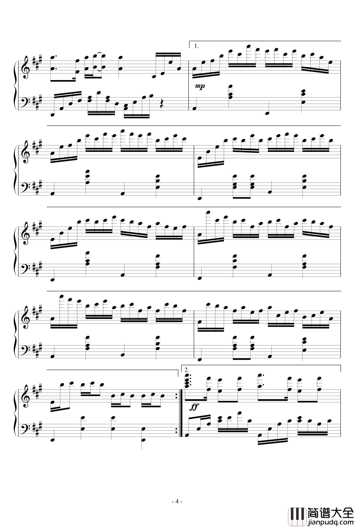 心肝宝贝钢琴谱_凤飞飞