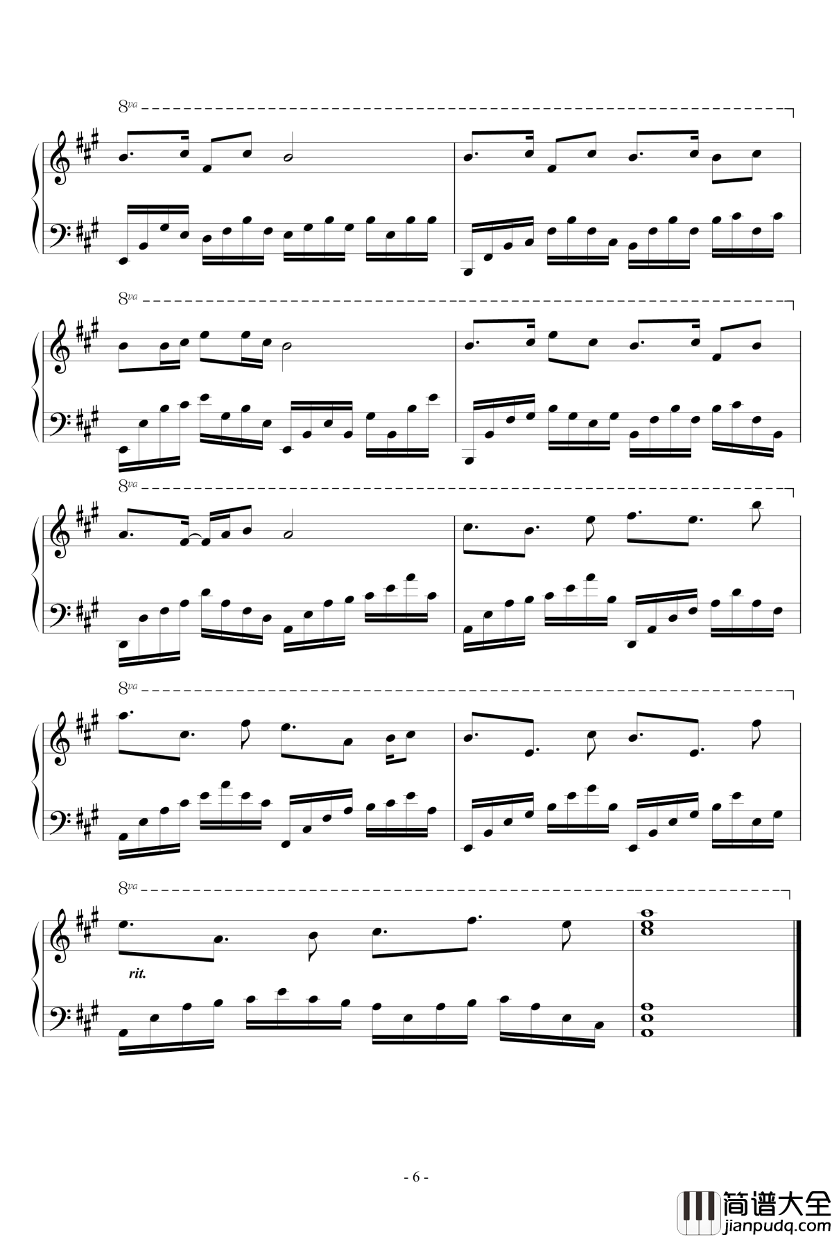 心肝宝贝钢琴谱_凤飞飞