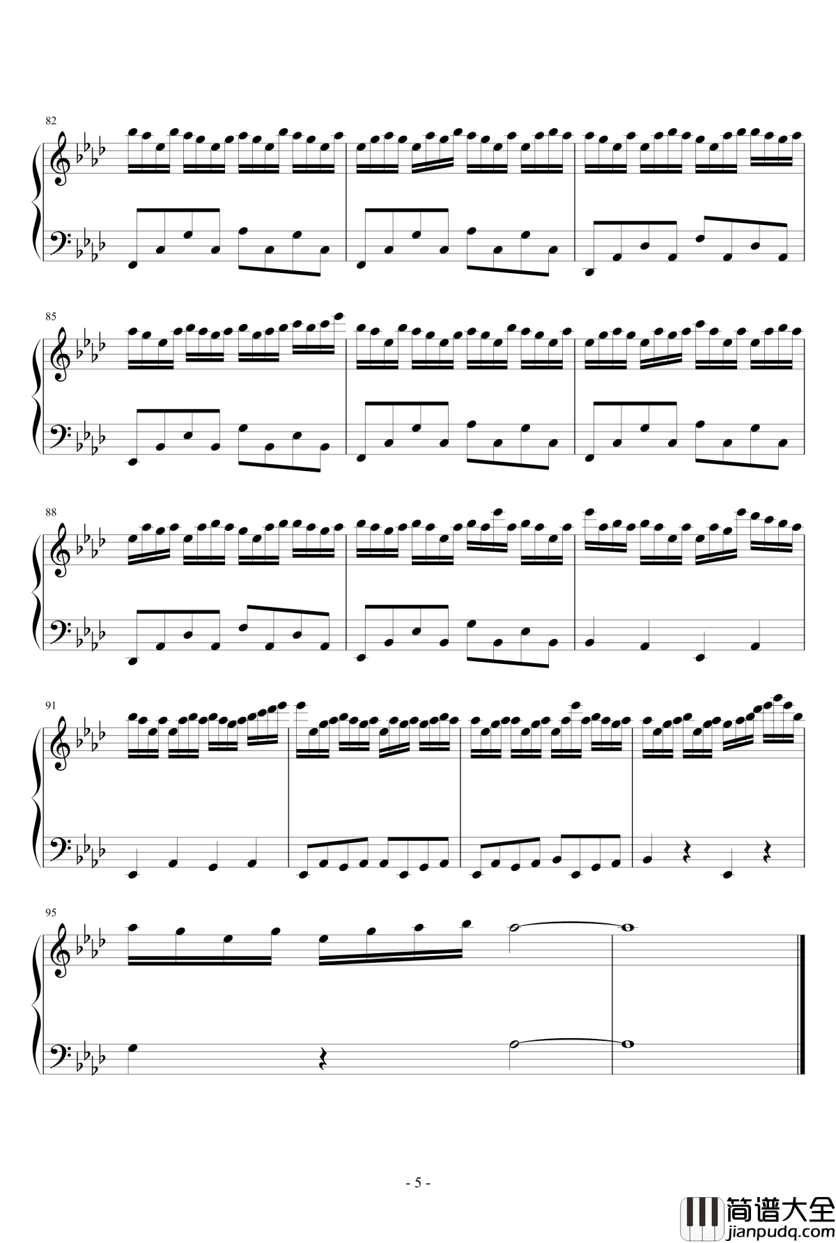 夏末雨空钢琴谱_α·Pav