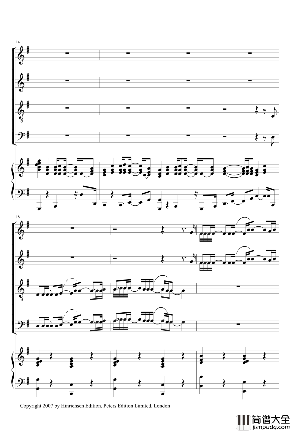 Sing,_Sing_For_Water_Sandra_Milliken钢琴谱_合唱