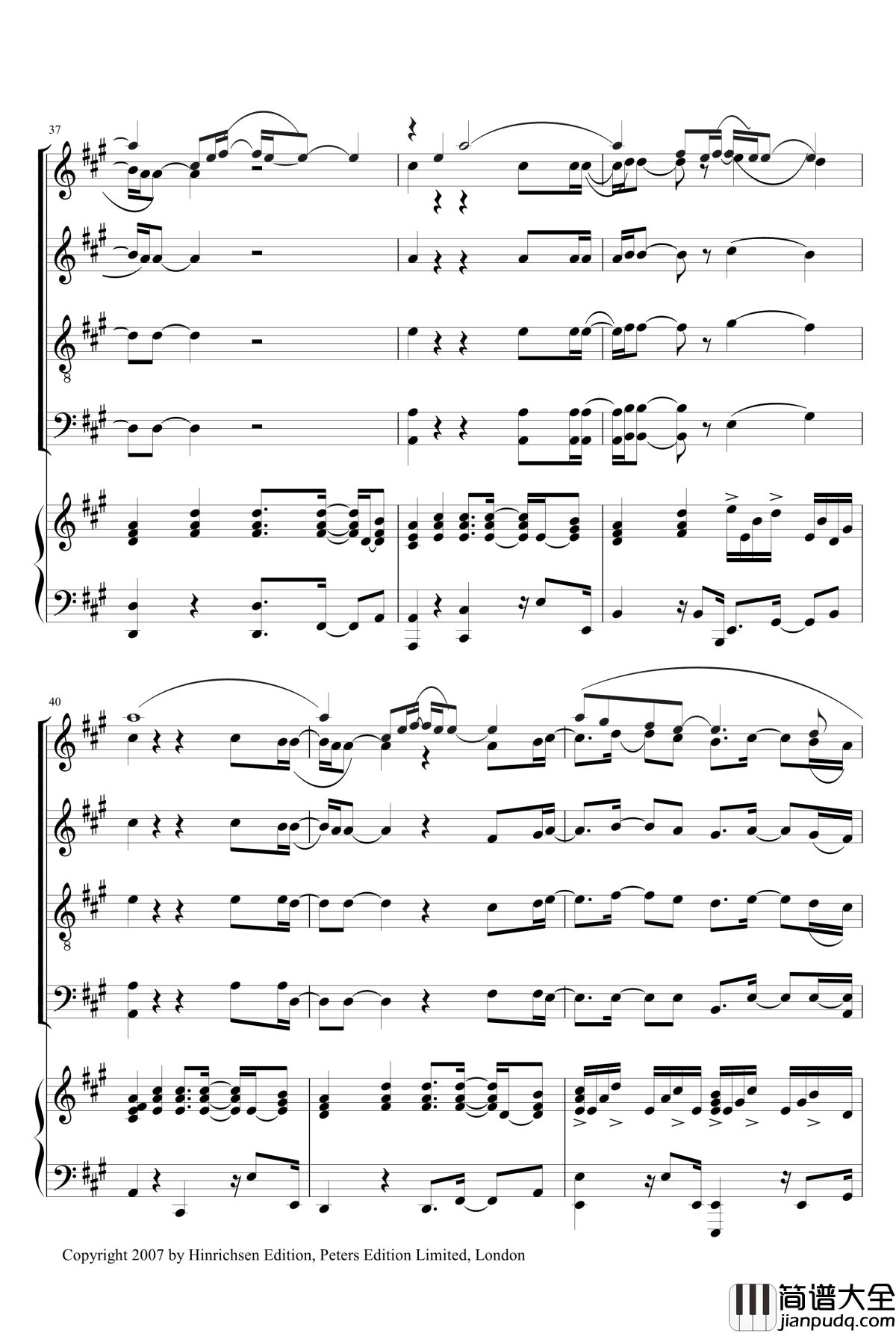 Sing,_Sing_For_Water_Sandra_Milliken钢琴谱_合唱