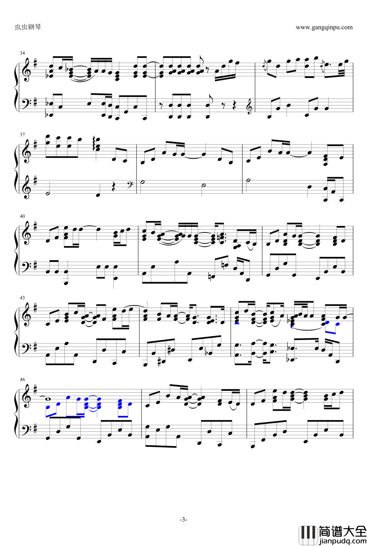 今天我们分手了钢琴谱_younha