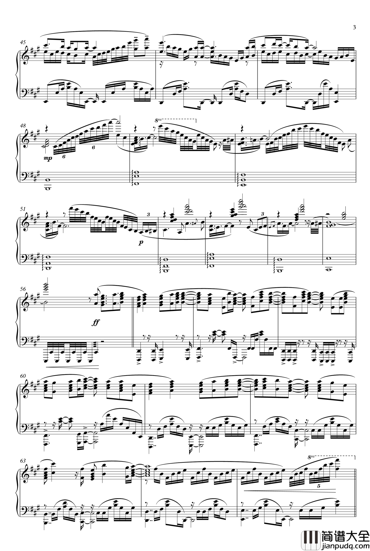 _Ninelie钢琴谱_甲铁城的卡巴内瑞ED_—Animenz_Animenz