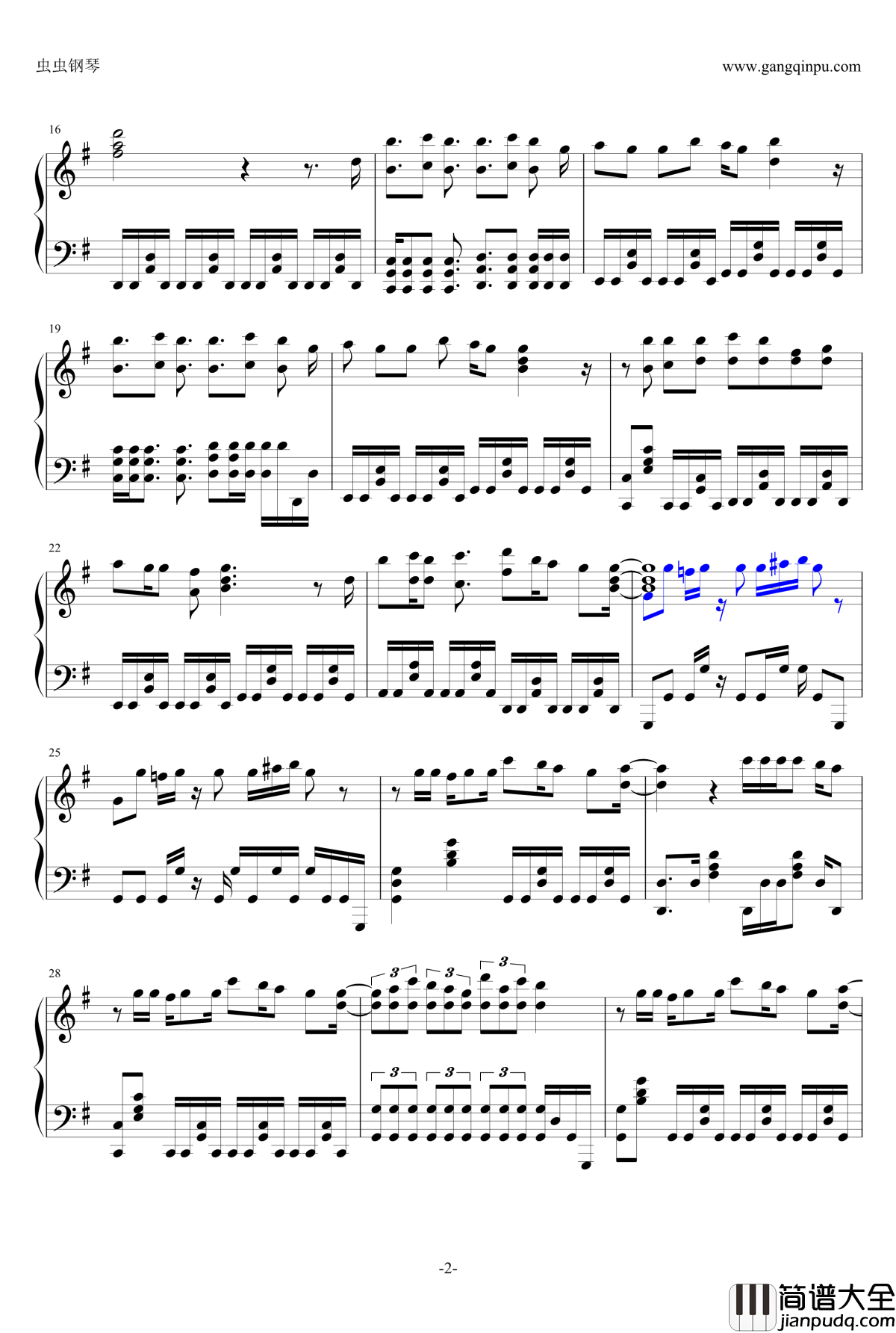 STARTING_NOW_!钢琴谱_水树奈奈