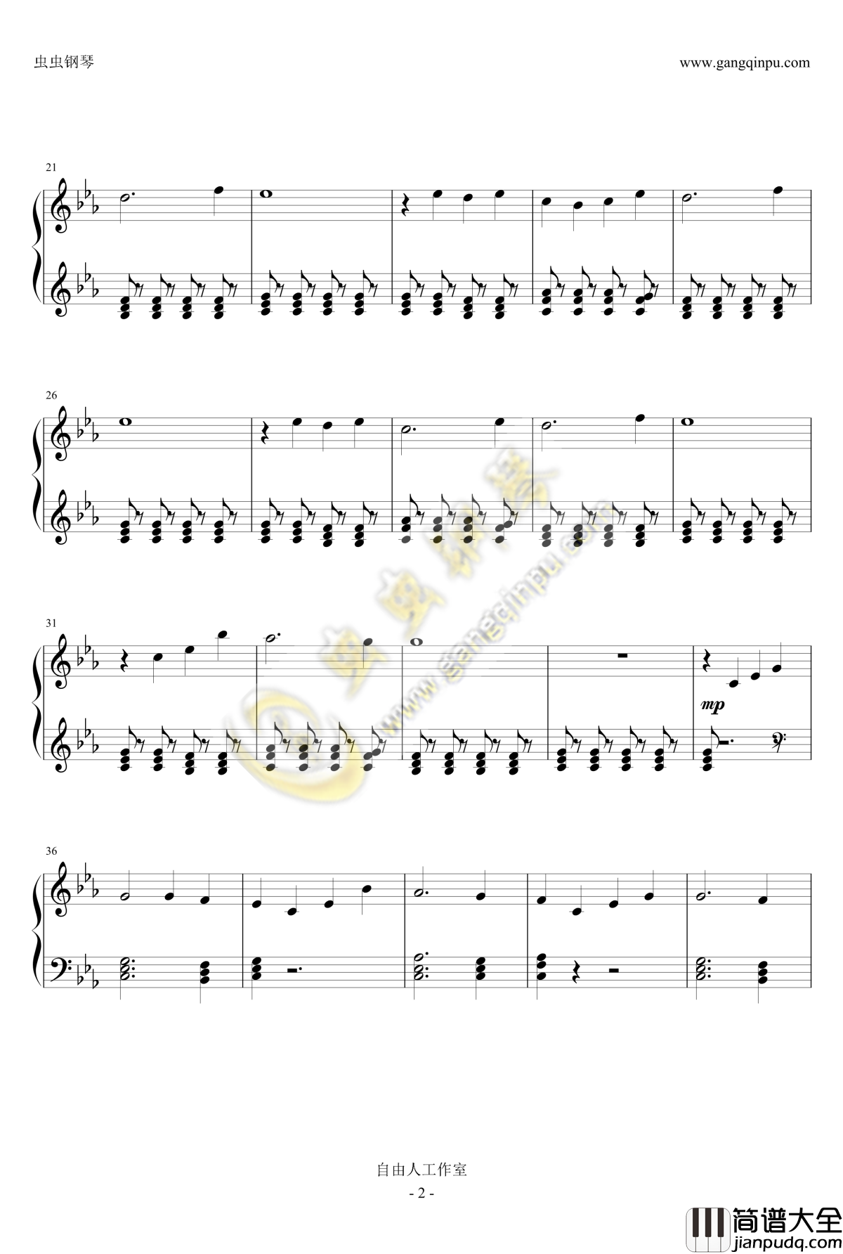 hymn_for_the_weekend钢琴谱_新单_酷玩乐队_酷玩Coldplay