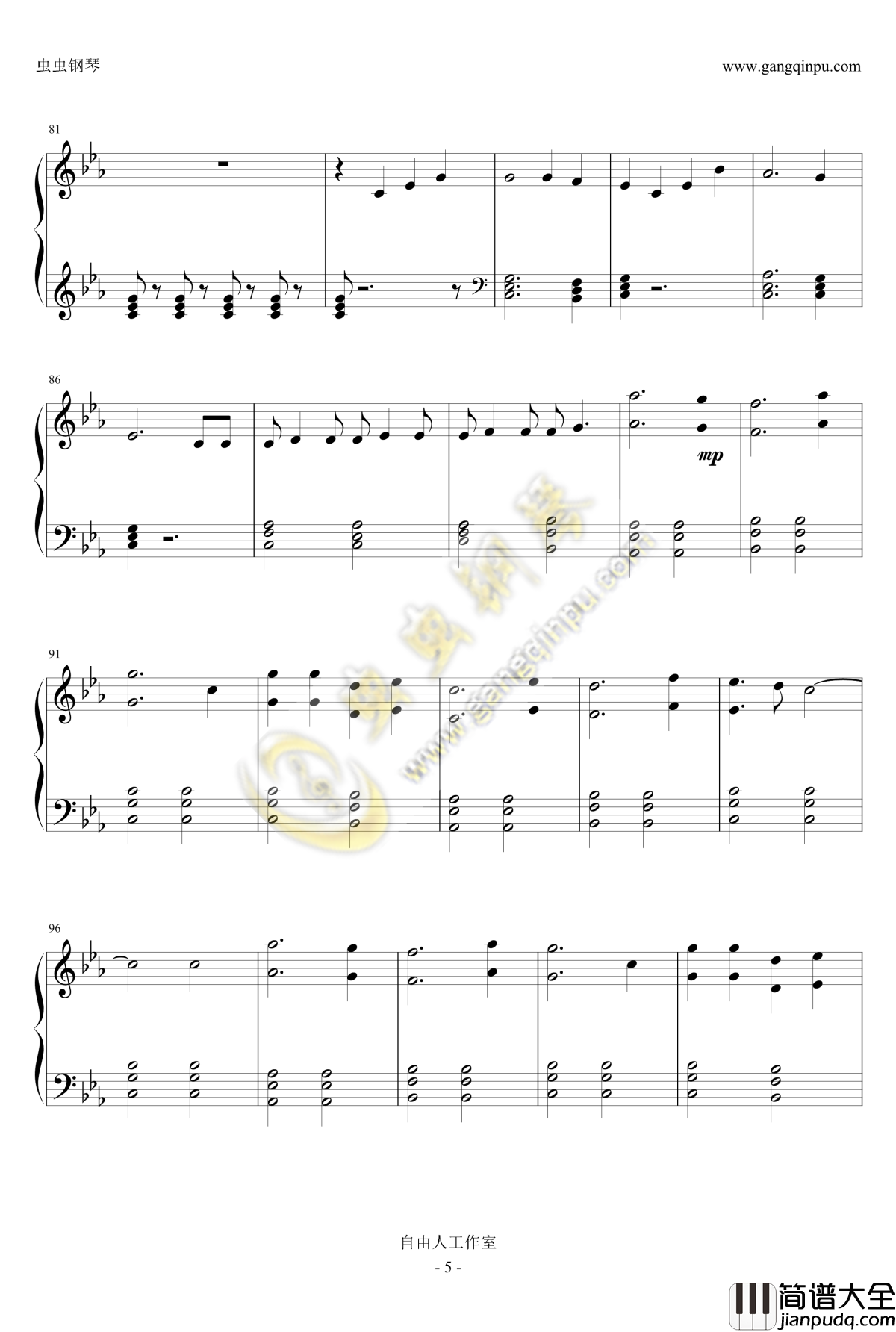 hymn_for_the_weekend钢琴谱_新单_酷玩乐队_酷玩Coldplay