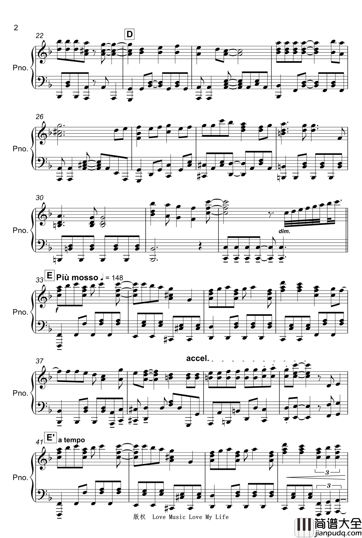 ED_ユメ语るよりユメ歌おう钢琴谱_Love_Live!_Sunshine!!