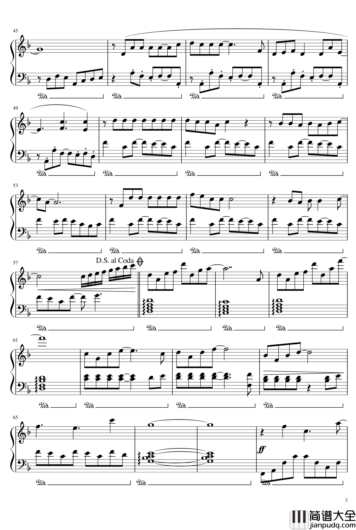 我想钢琴谱_张杰