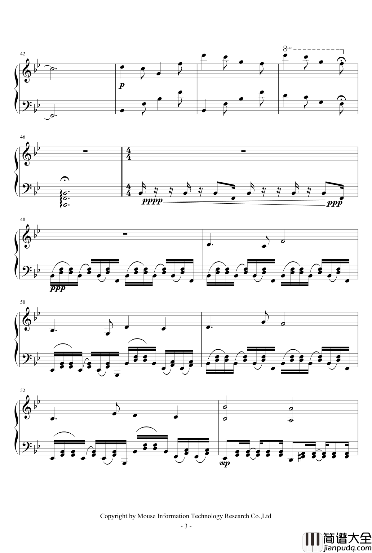 Alpha_钢琴谱_Minecraft___Volume_Beta_C418