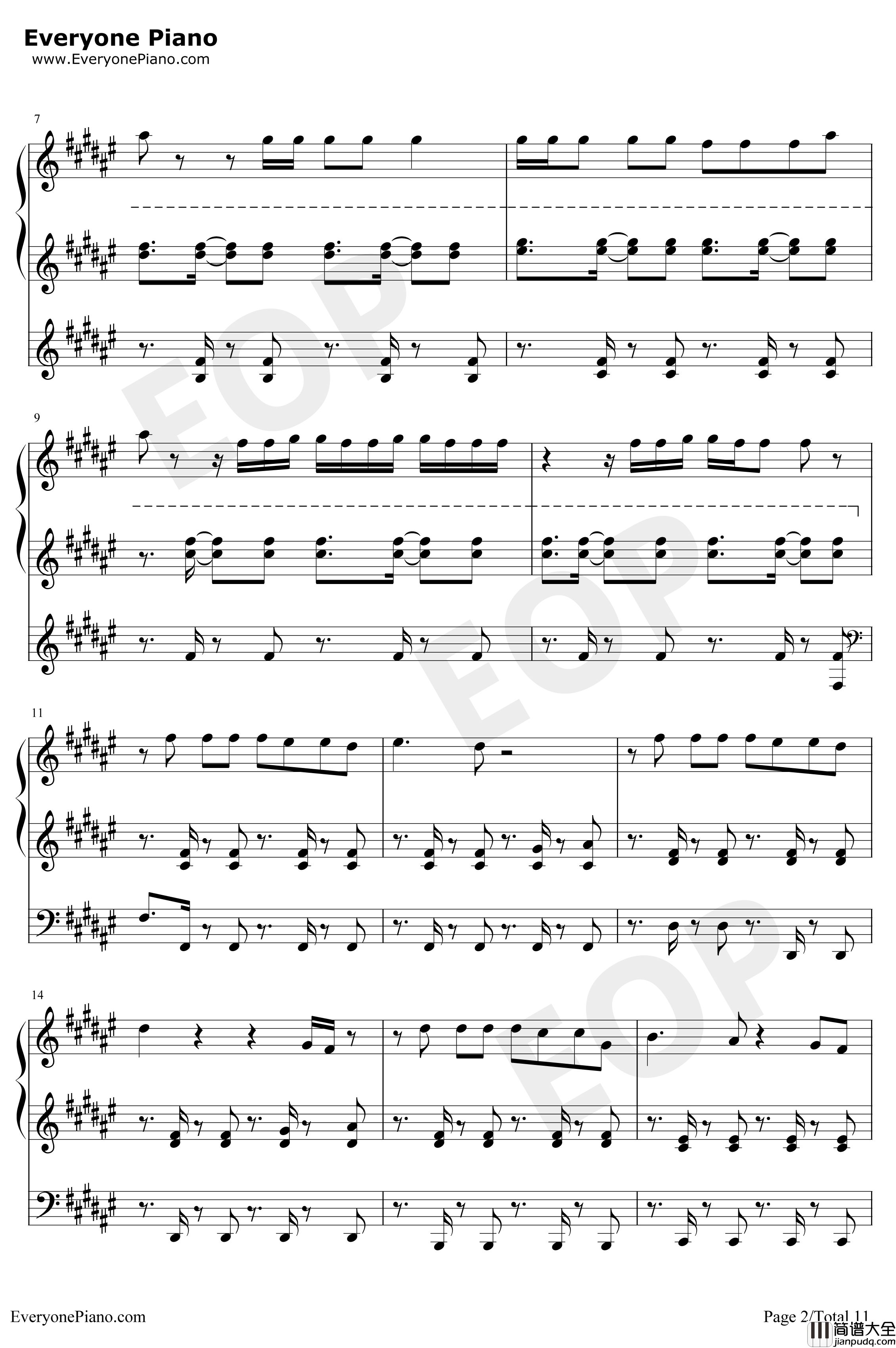 I_Dont_Care钢琴谱_EdSheeranJustinBieber