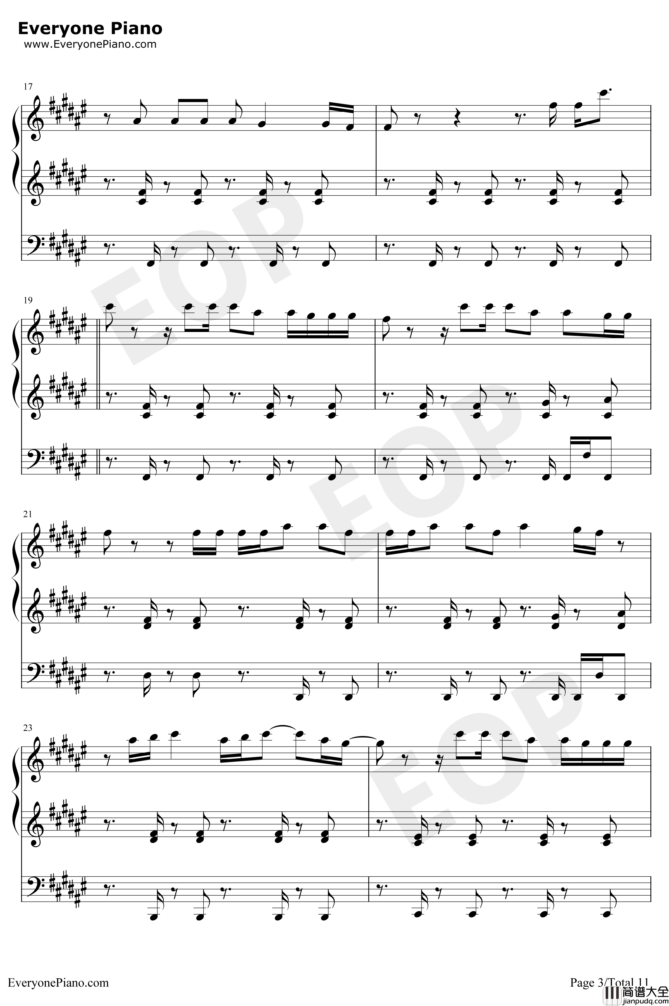 I_Dont_Care钢琴谱_EdSheeranJustinBieber