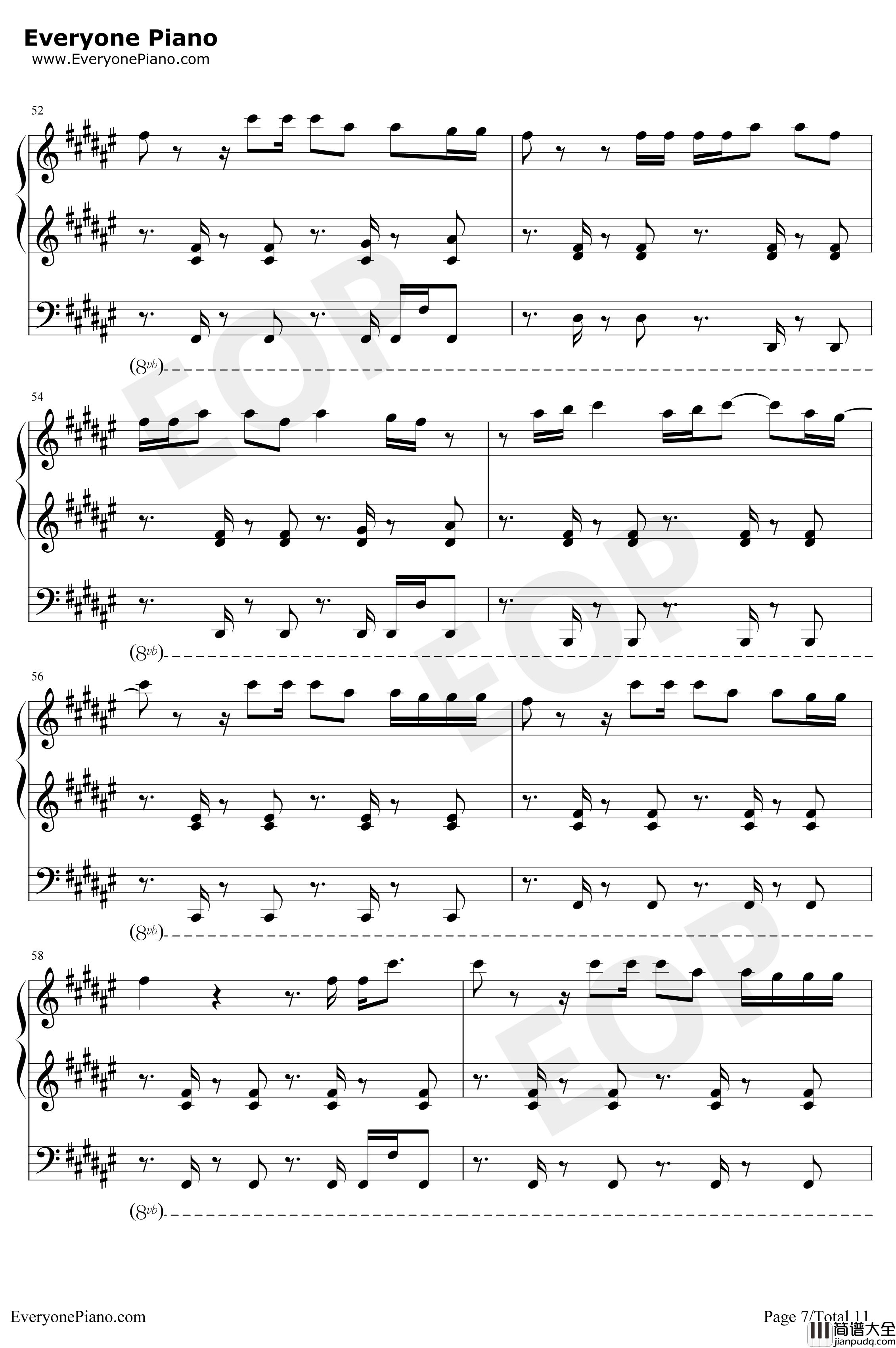 I_Dont_Care钢琴谱_EdSheeranJustinBieber