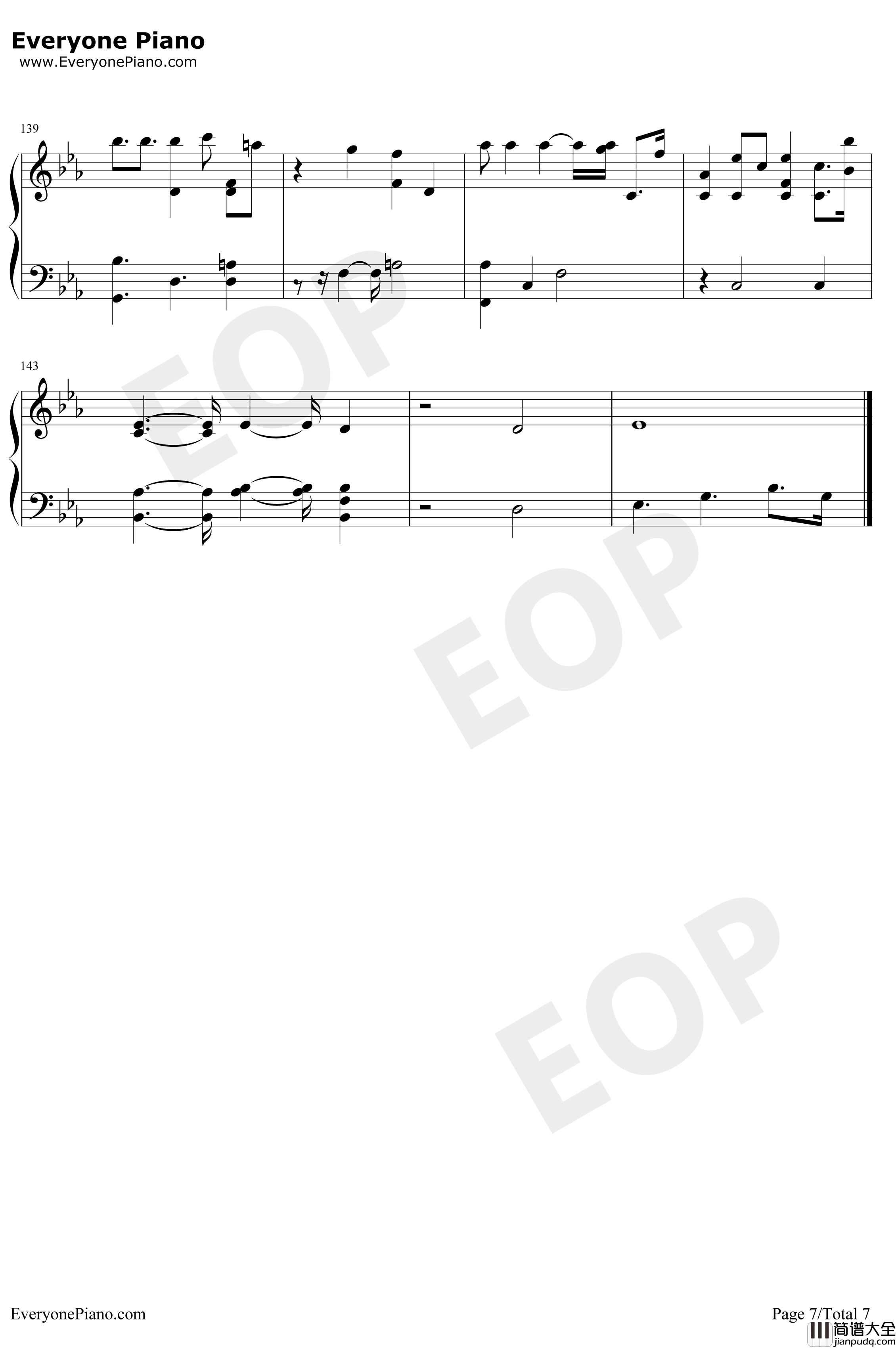 Undecided钢琴谱_ChrisBrown