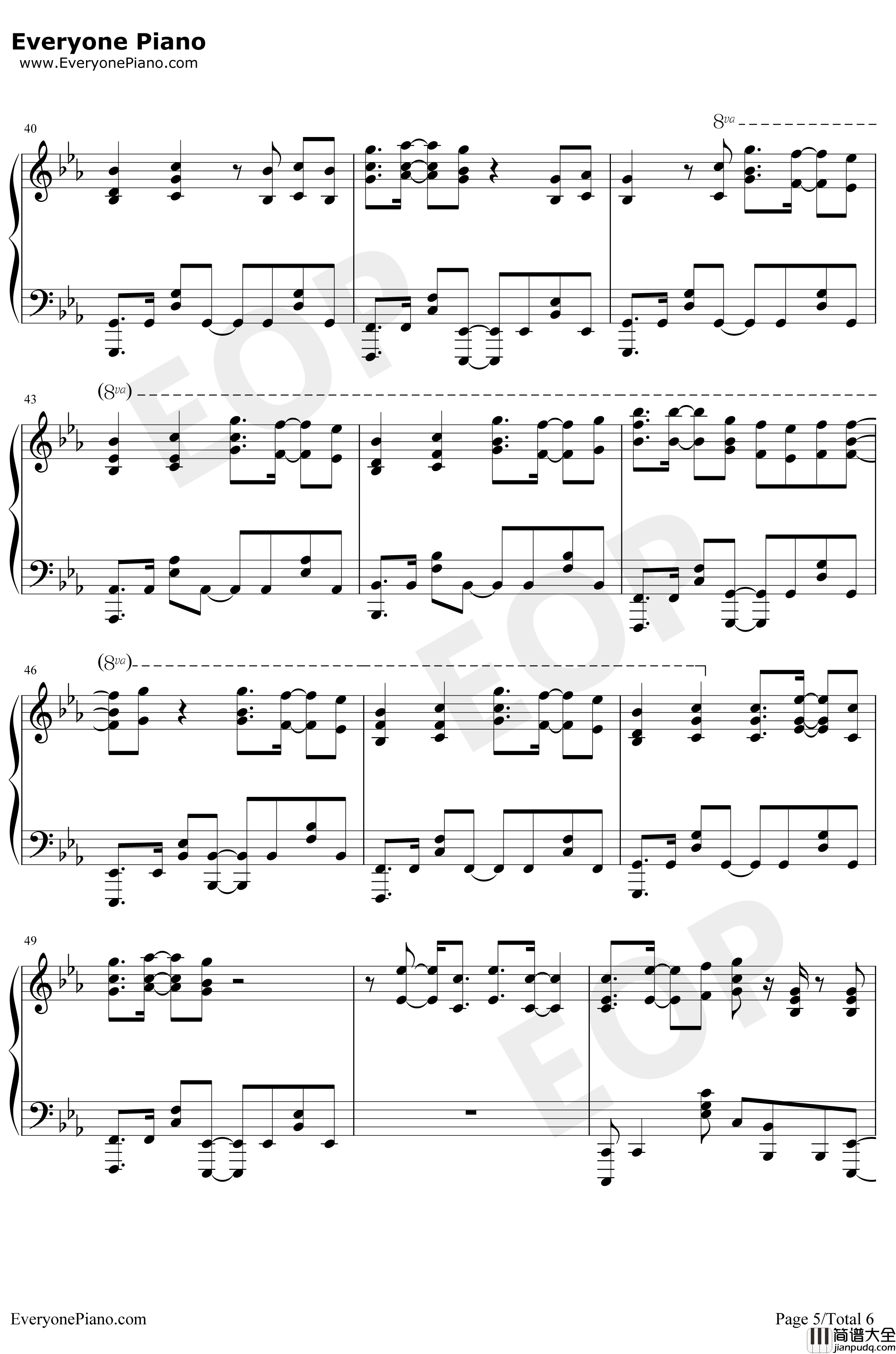 FAITH钢琴谱_MADKID_盾之勇者成名录OP