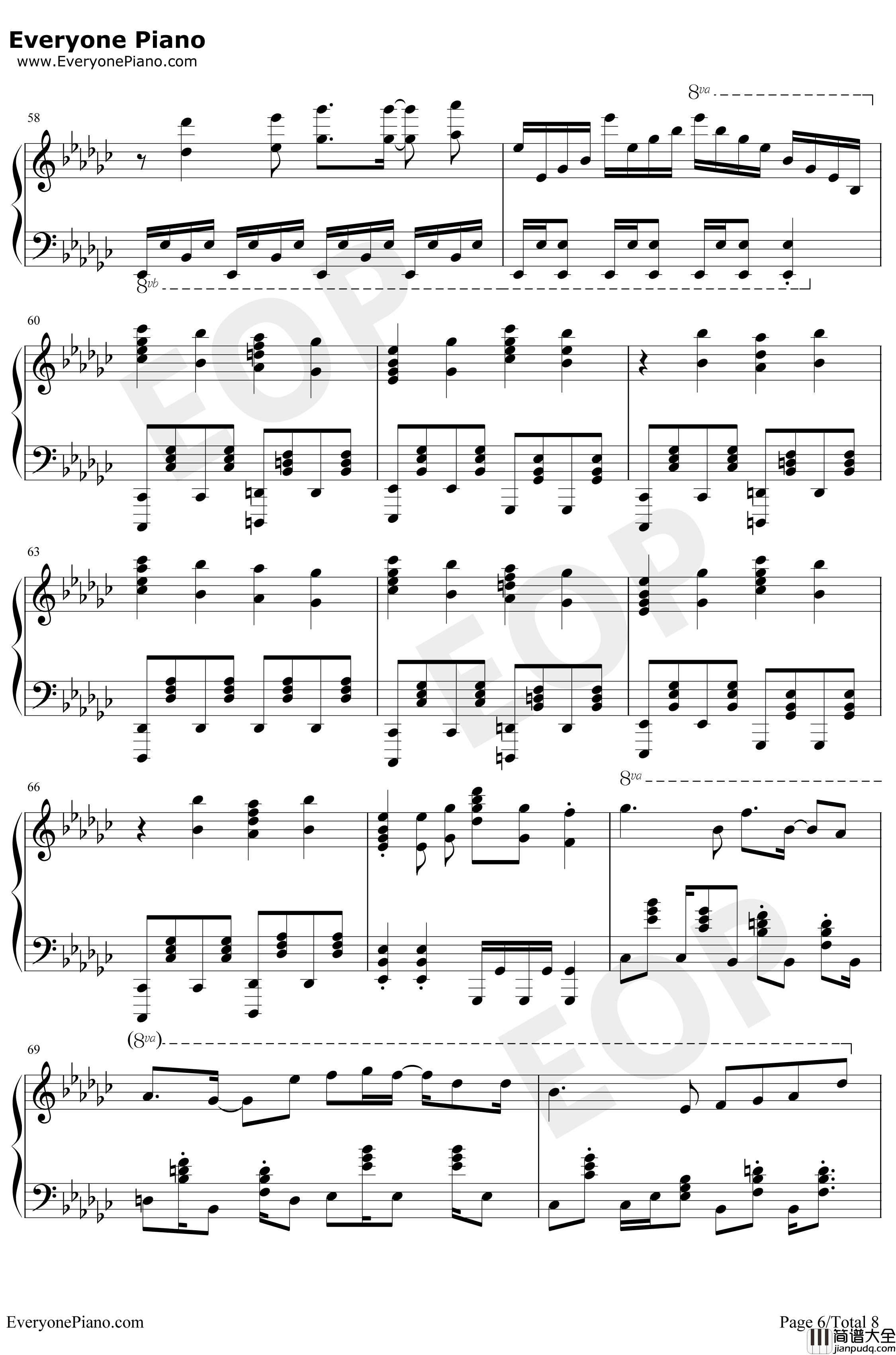 絶体絶命钢琴谱_CöshuNie_约定的梦幻岛ED