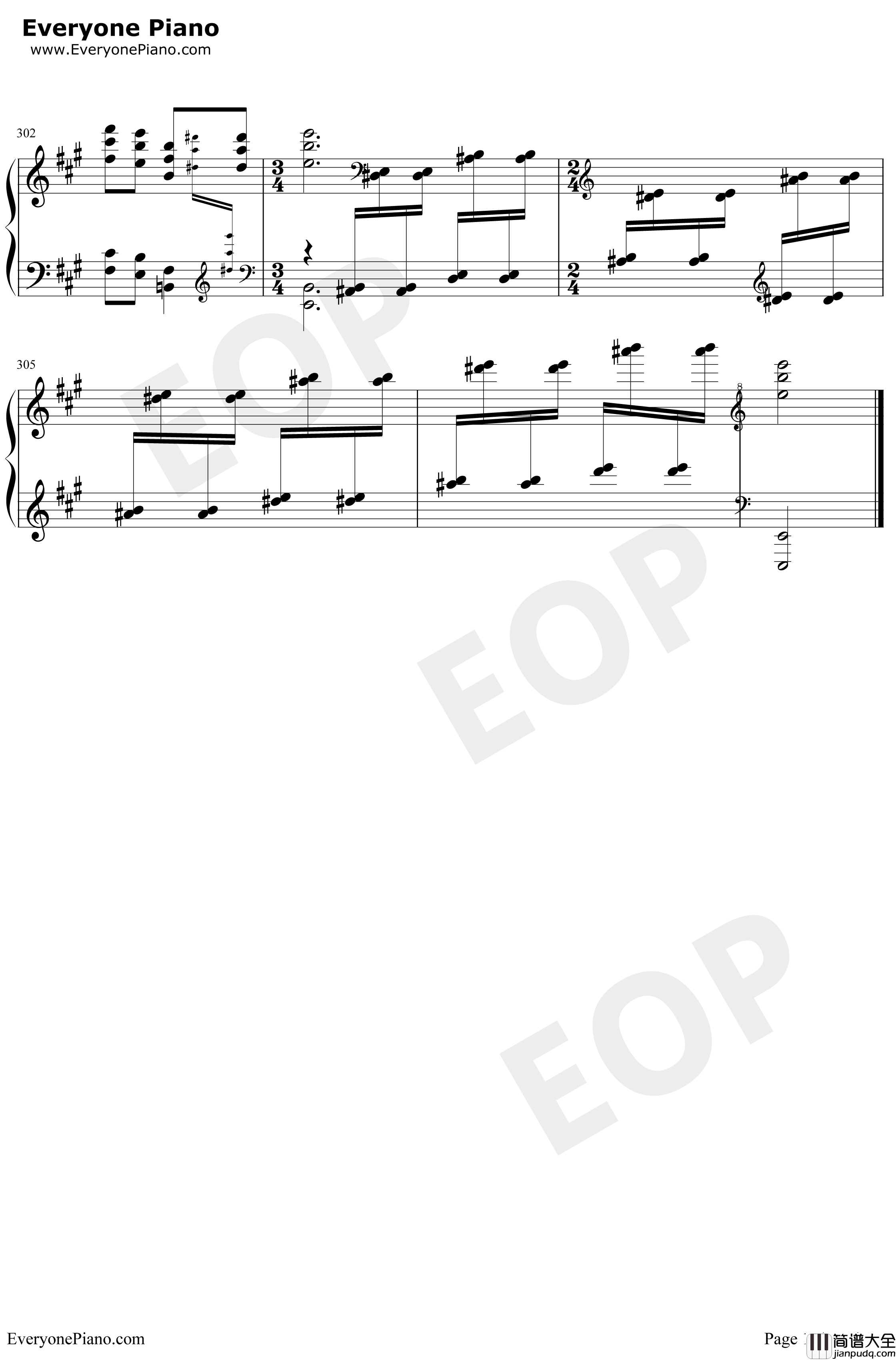 百鸟朝凤钢琴谱_王建中