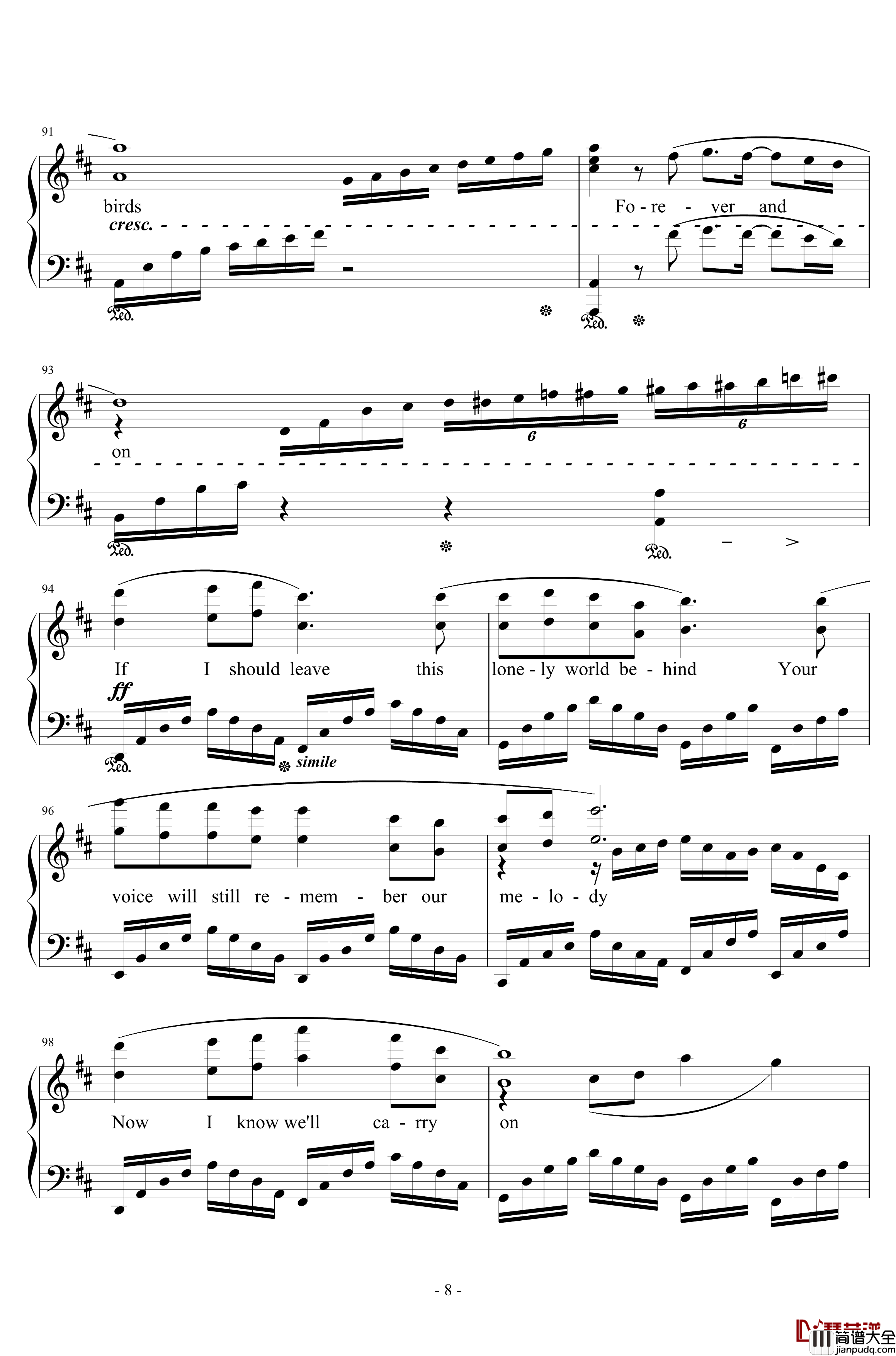 Melodies_of_Life钢琴谱_Susan_Calloway_A_Place_to_Call_Home