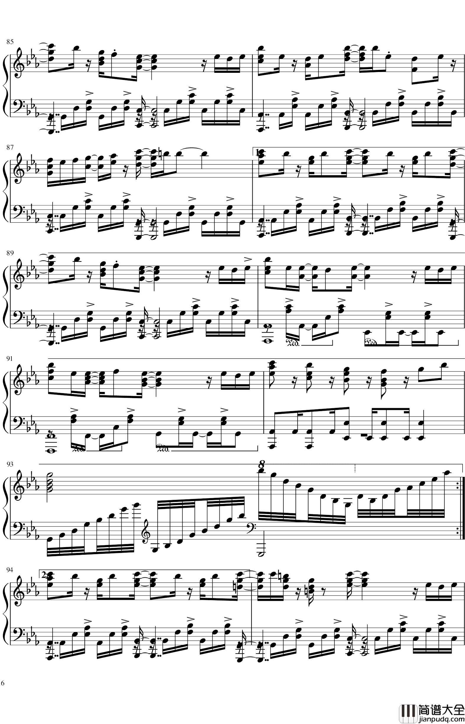 佐贺偶像是传奇ep12插入曲钢琴谱【ヨミガエレ】_佐贺偶像是传奇