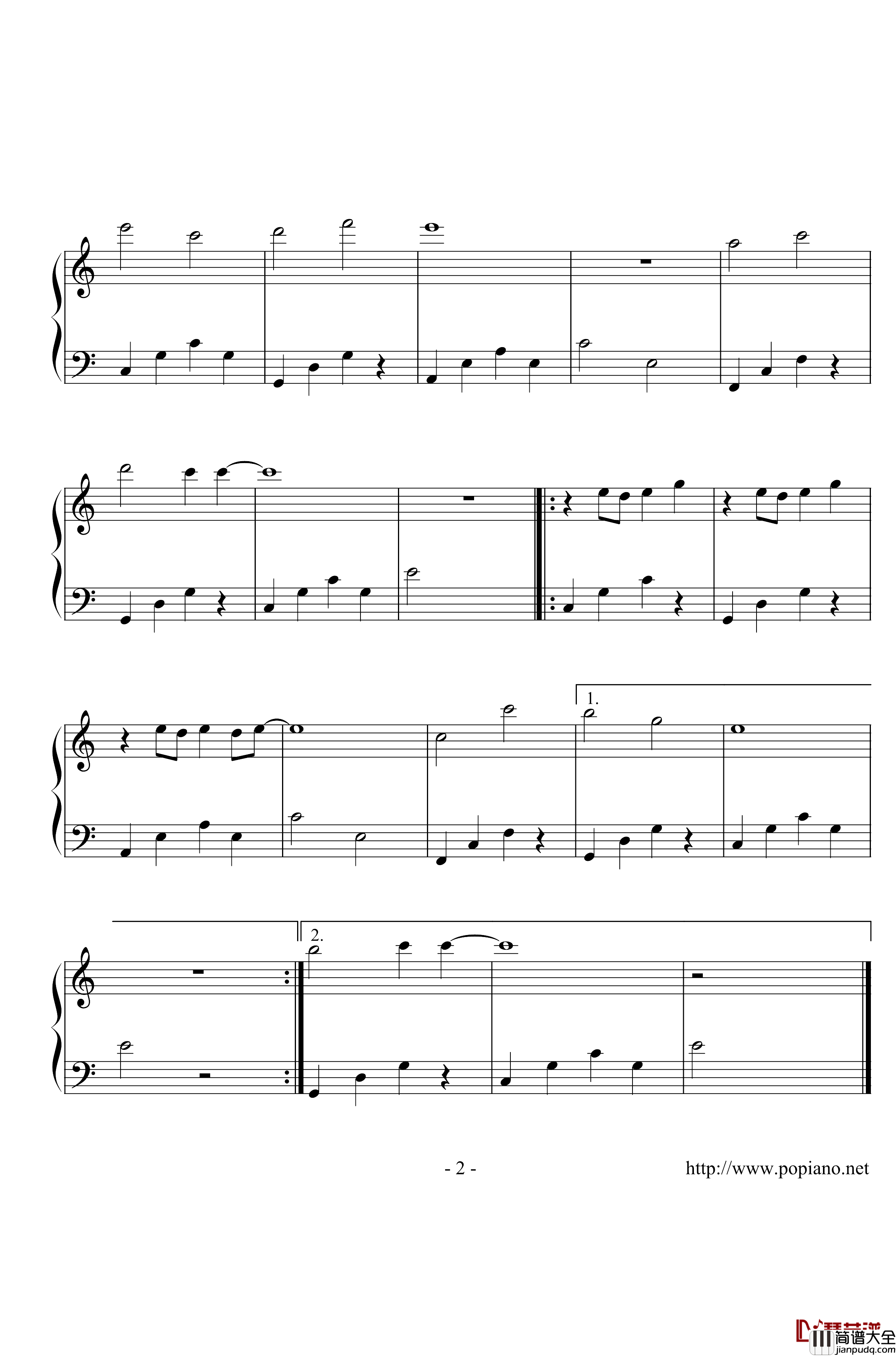 找到你钢琴谱_初学者版_徐佳莹